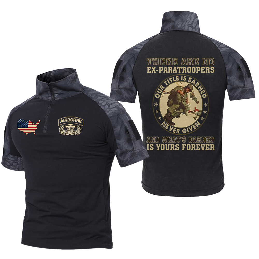 There's No Ex-Paratroopers Tactical Polo Shirt