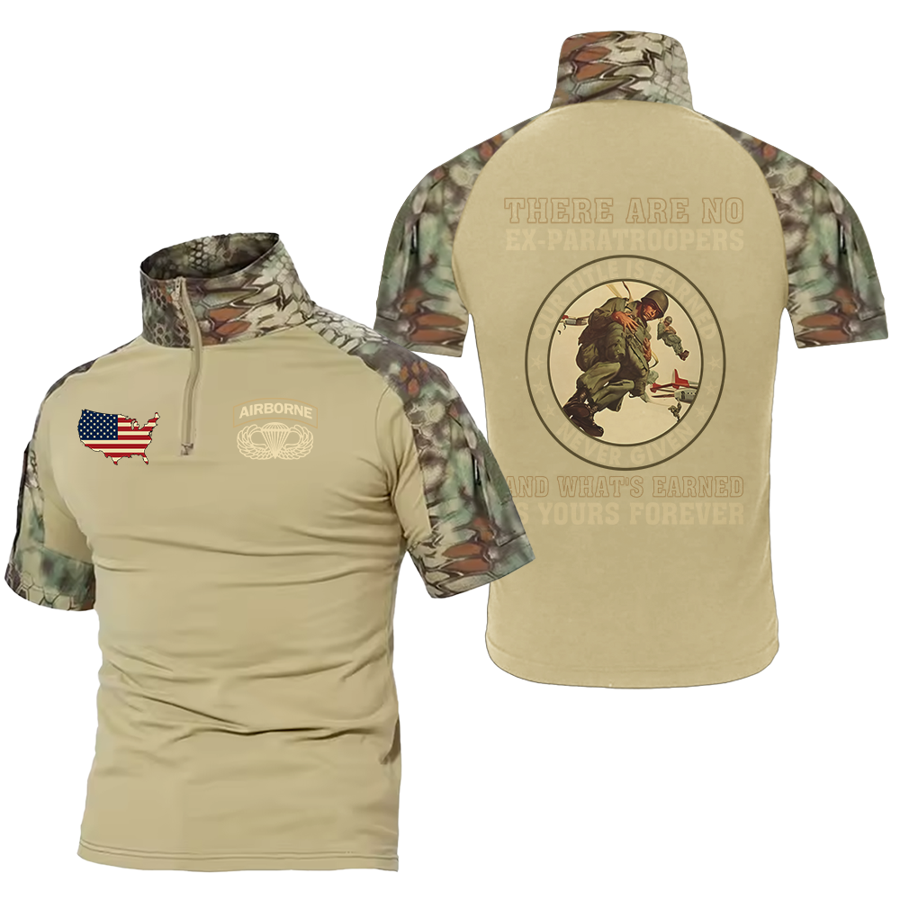 There's No Ex-Paratroopers Tactical Polo Shirt
