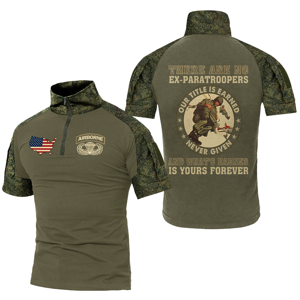 There's No Ex-Paratroopers Tactical Polo Shirt