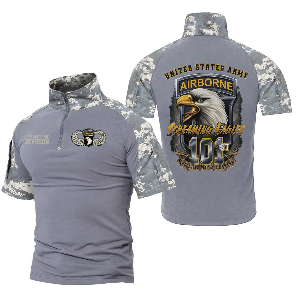 101st Airborne Screaming Eagles Tactical Polo Shirt