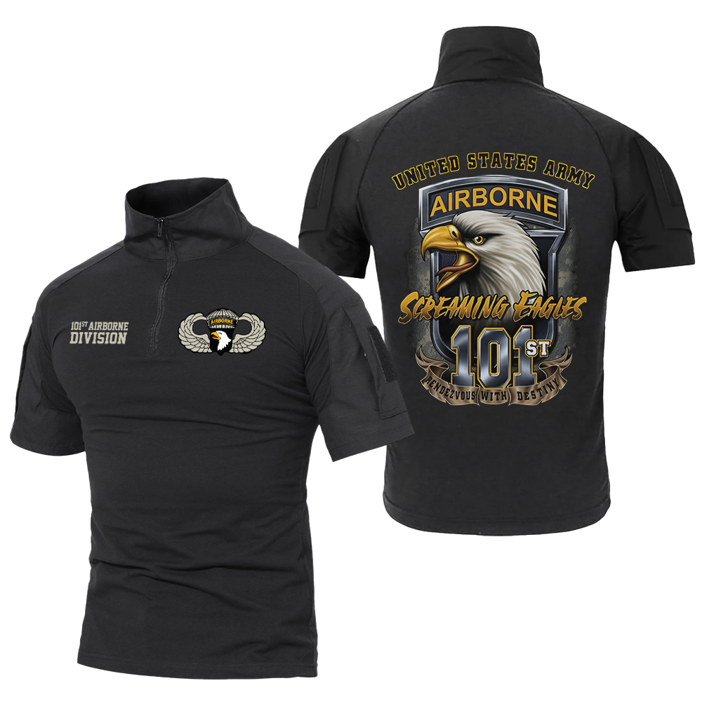 101st Airborne Screaming Eagles Tactical Polo Shirt