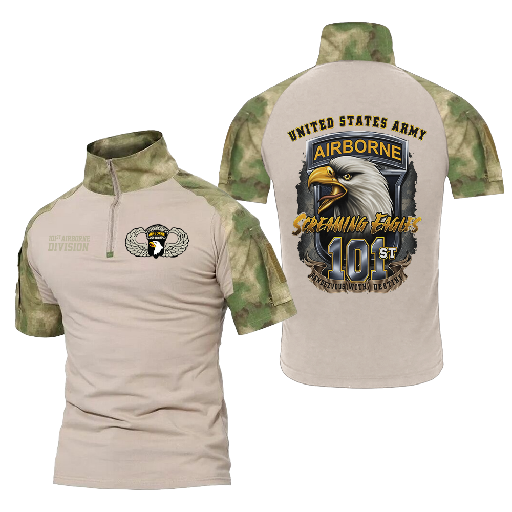 101st Airborne Screaming Eagles Tactical Polo Shirt