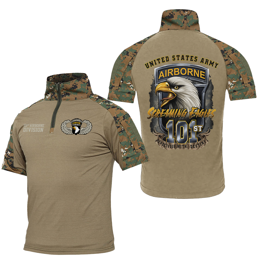 101st Airborne Screaming Eagles Tactical Polo Shirt