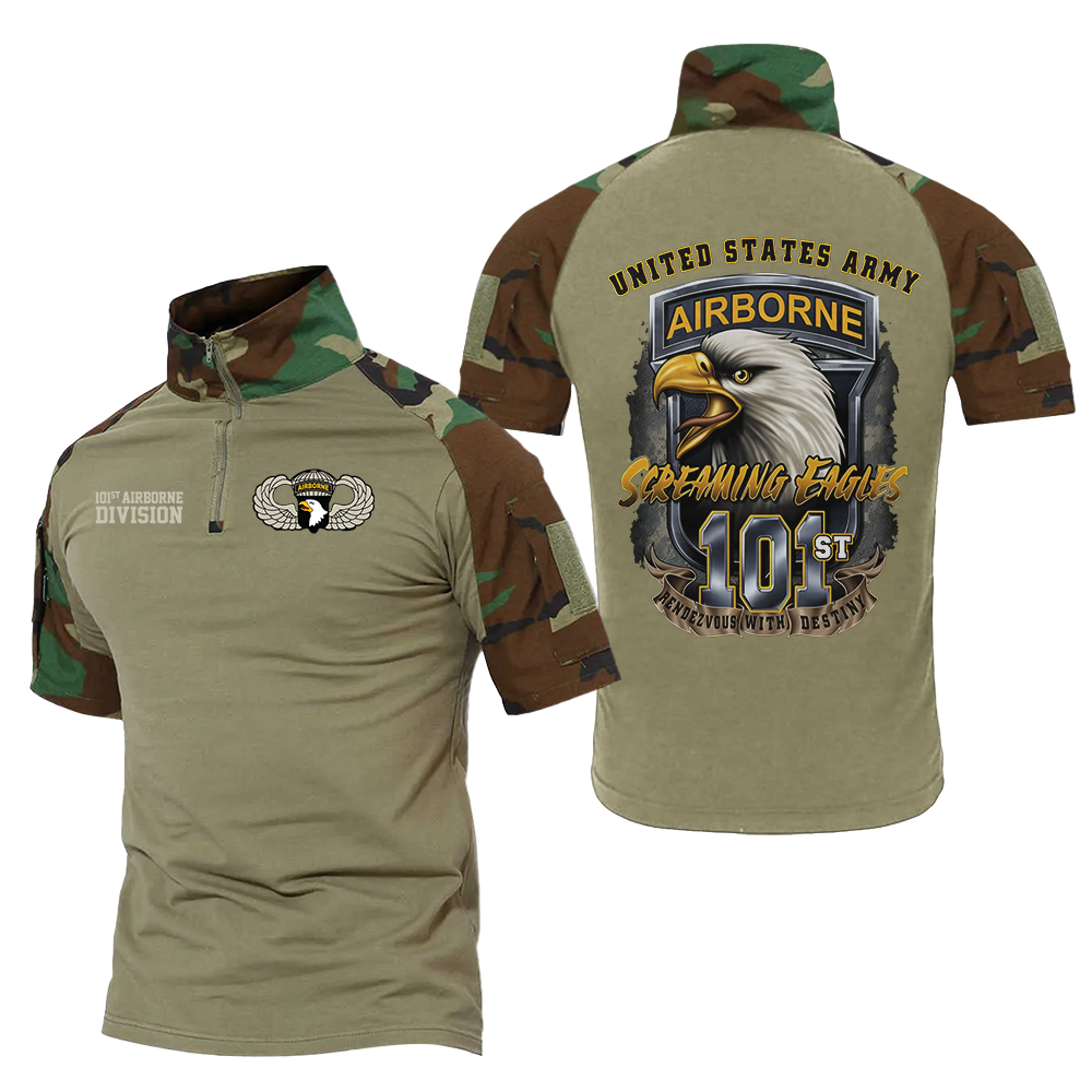101st Airborne Screaming Eagles Tactical Polo Shirt