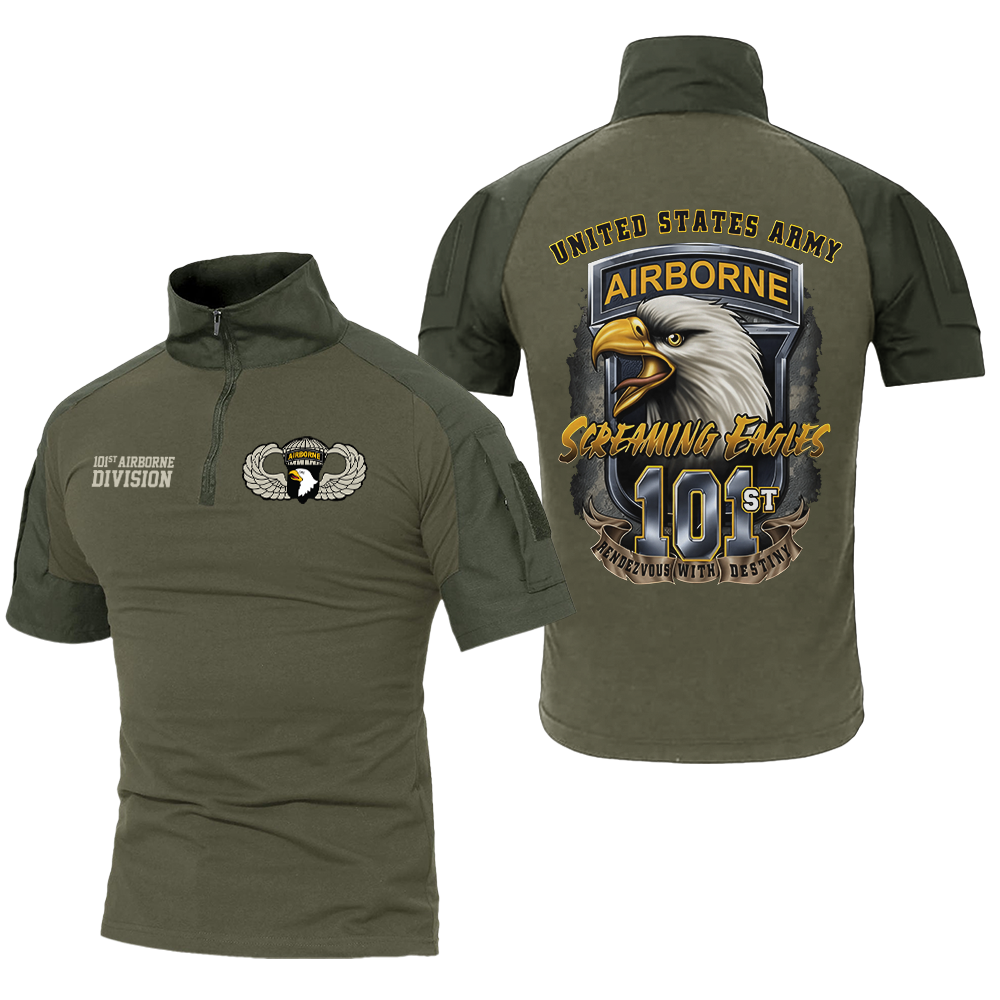 101st Airborne Screaming Eagles Tactical Polo Shirt