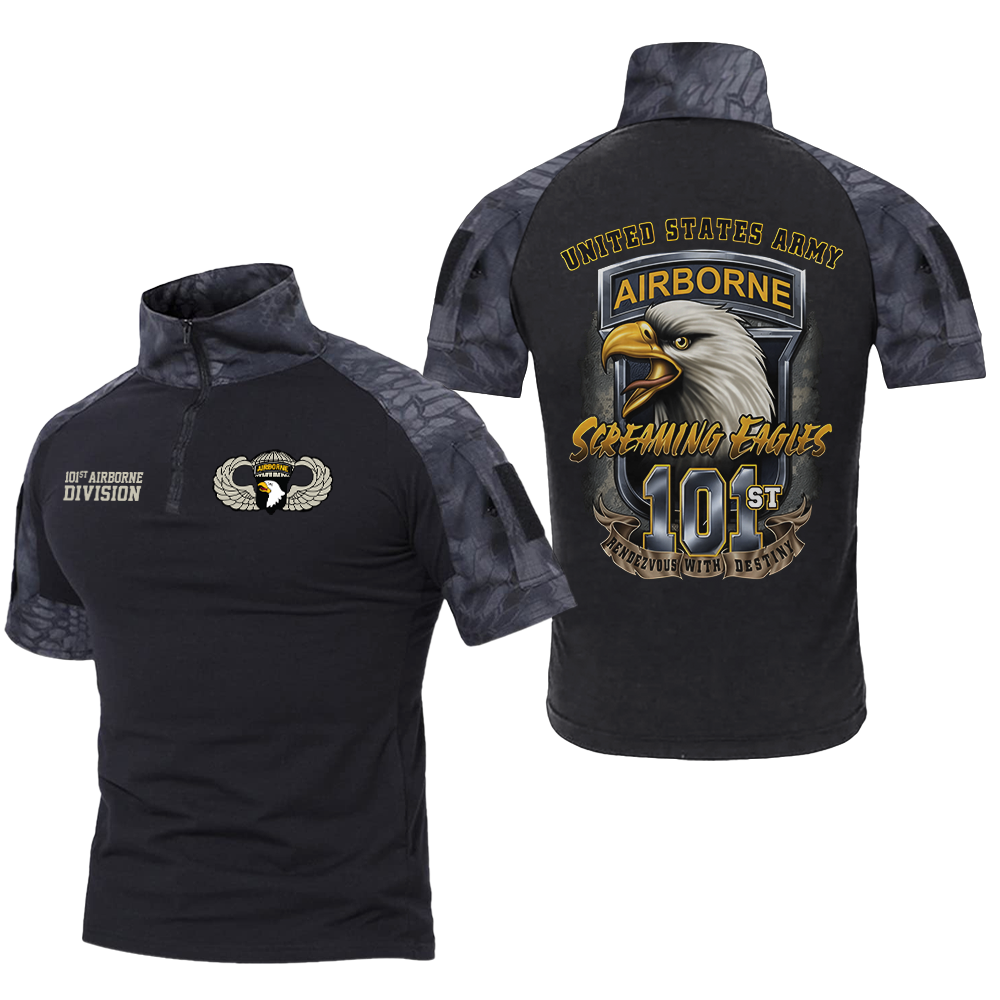101st Airborne Screaming Eagles Tactical Polo Shirt
