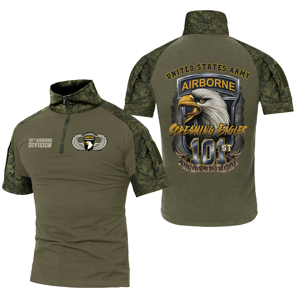 101st Airborne Screaming Eagles Tactical Polo Shirt