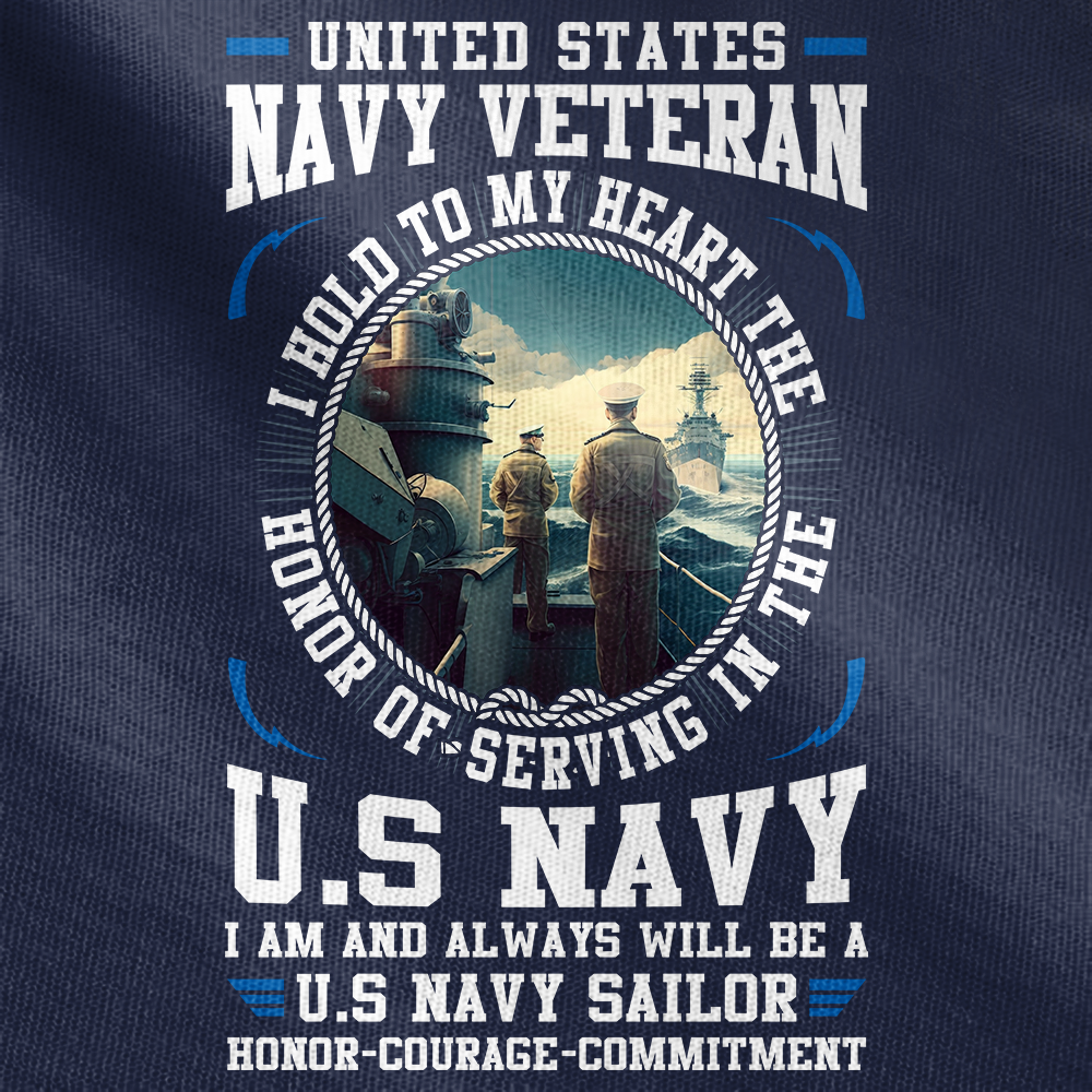 Navy Honor Commitment Tactical Polo Shirt