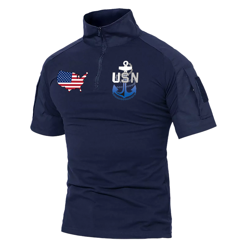 Navy Honor Commitment Tactical Polo Shirt