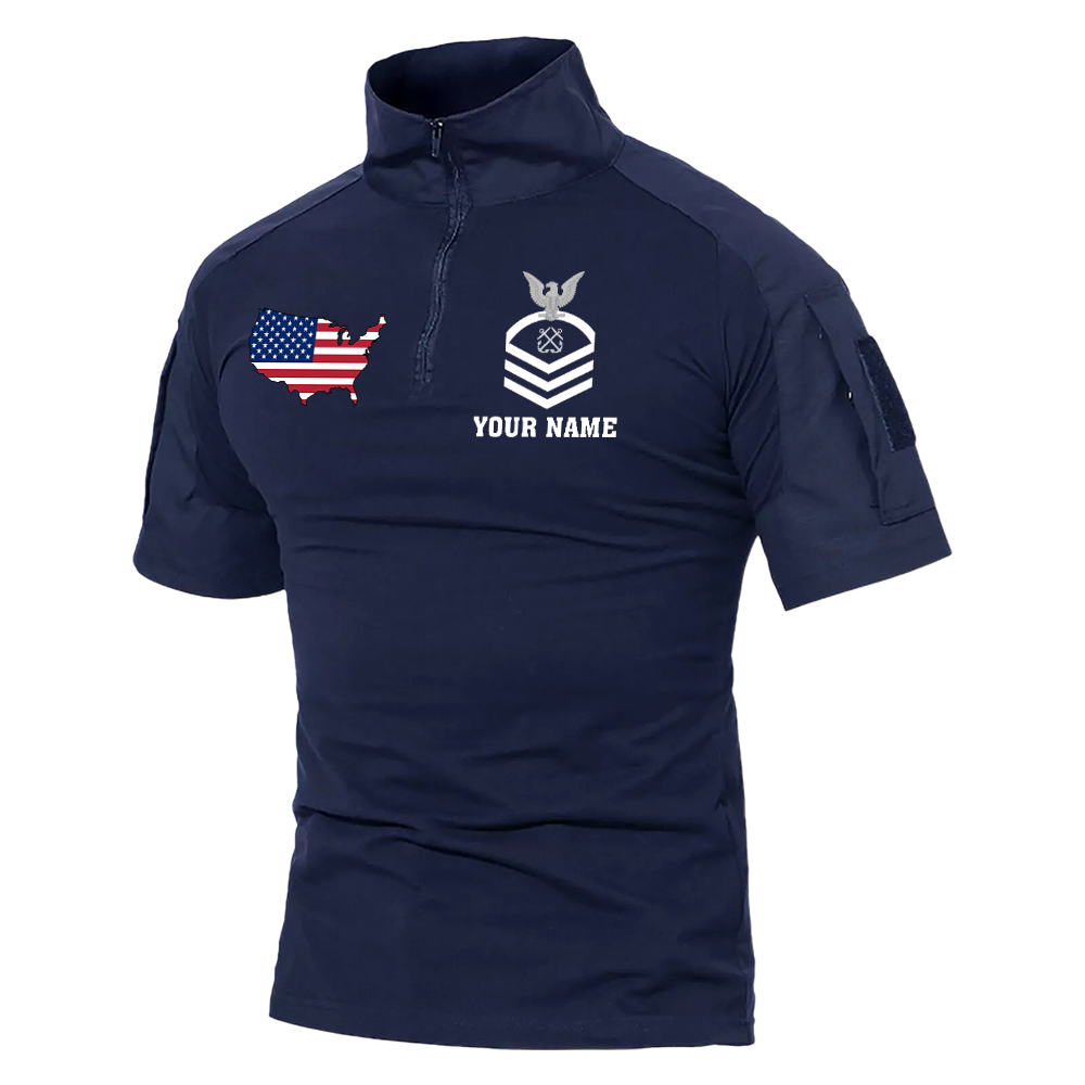 Personalizable I've Seen The World In The Navy Tactical Polo Shirt