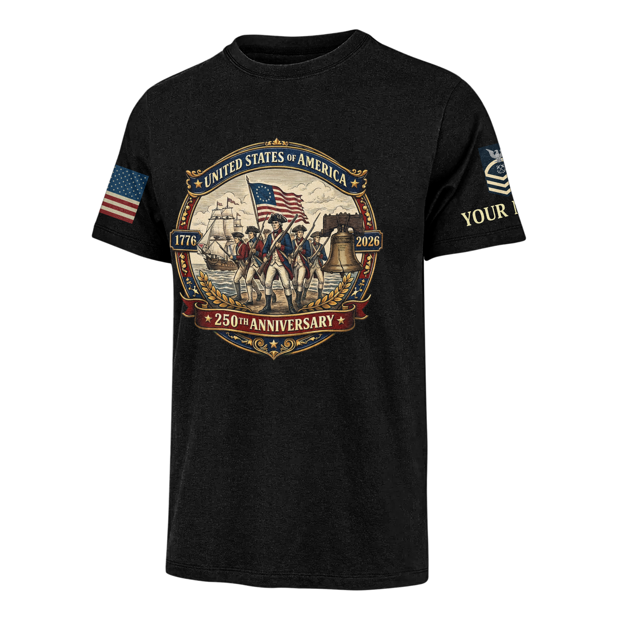 Personalizable America 250 Years of Liberty Classic T-shirt