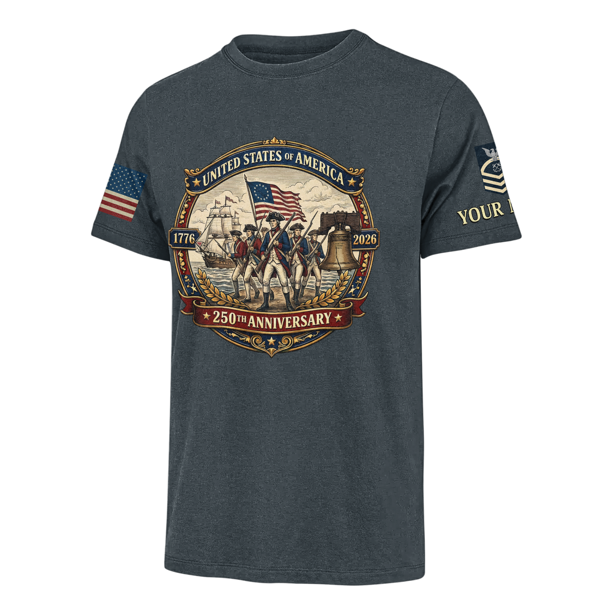 Personalizable America 250 Years of Liberty Classic T-shirt