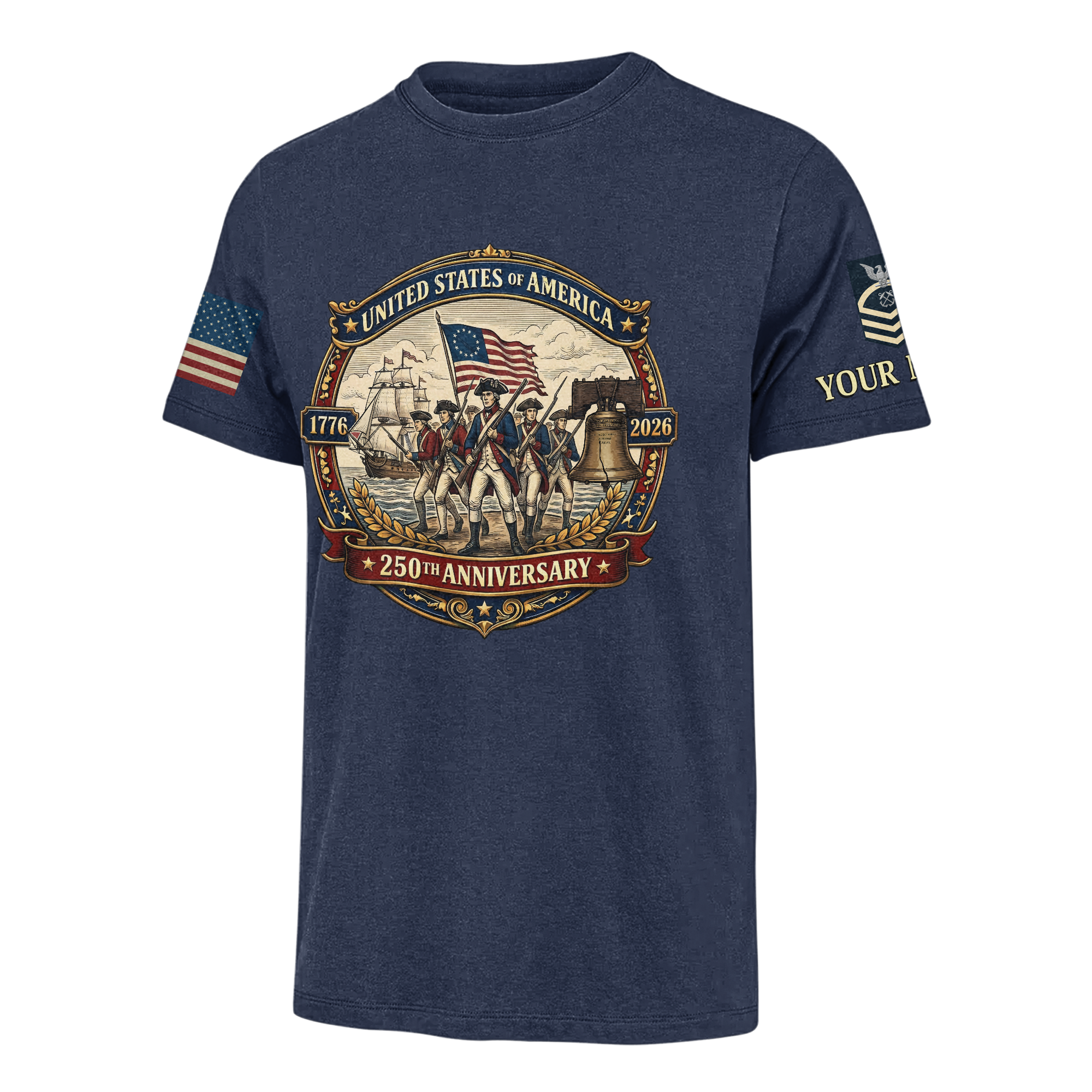 Personalizable America 250 Years of Liberty Classic T-shirt