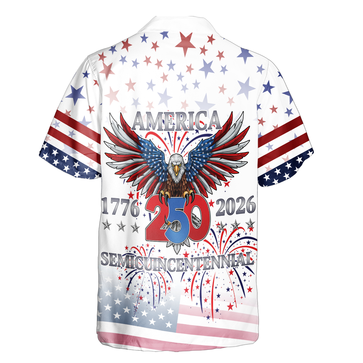 America 250 Years of Freedom Cuban Shirt