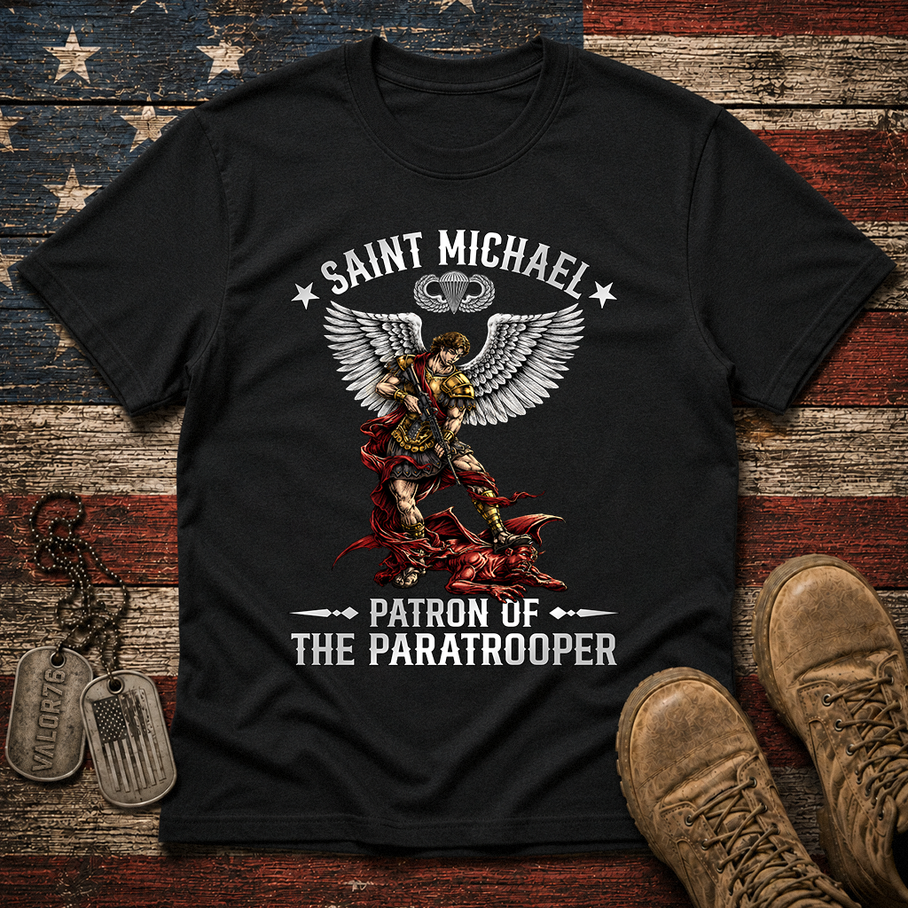 Saint Michael Patron Of Paratroopers Classic Tee