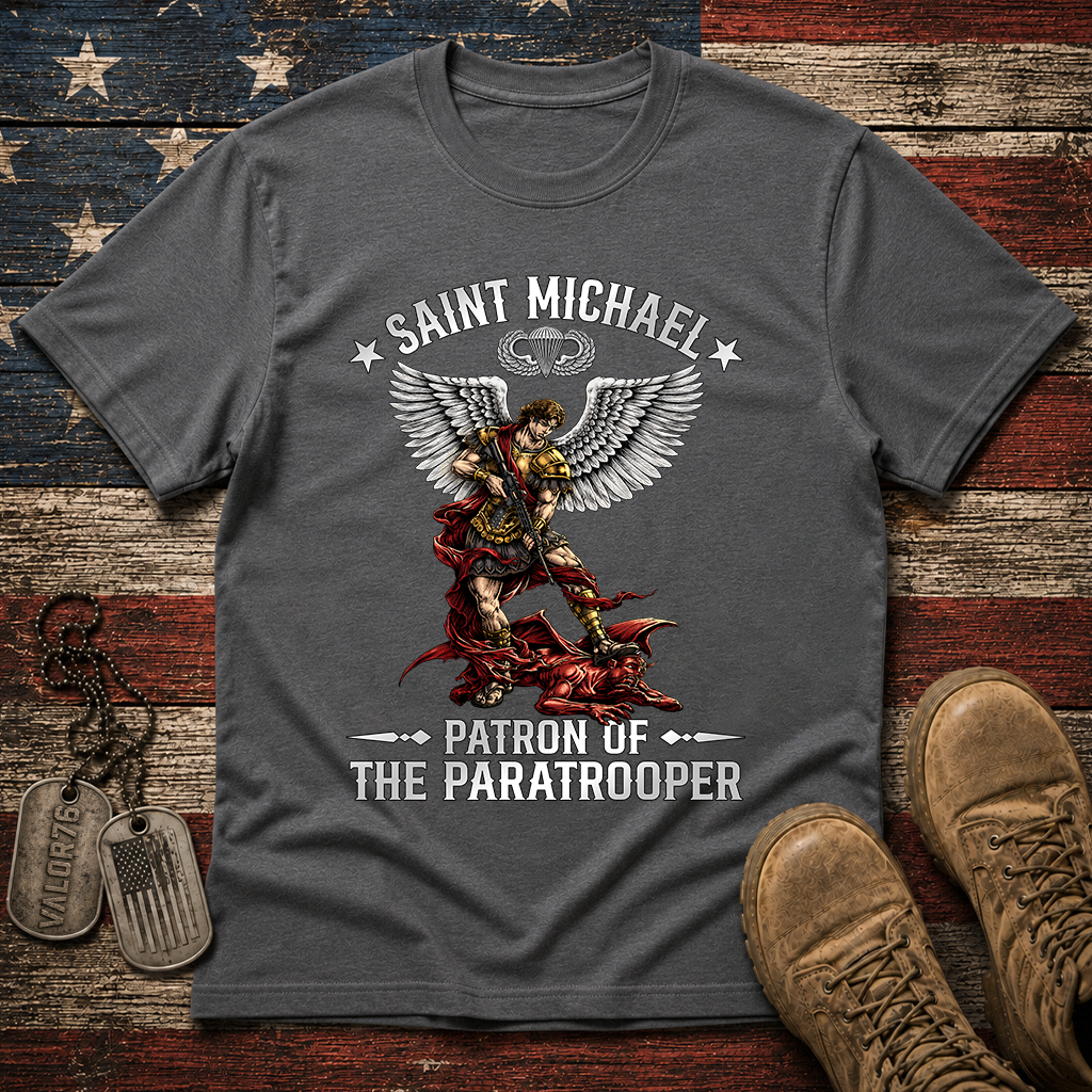 Saint Michael Patron Of Paratroopers Classic Tee