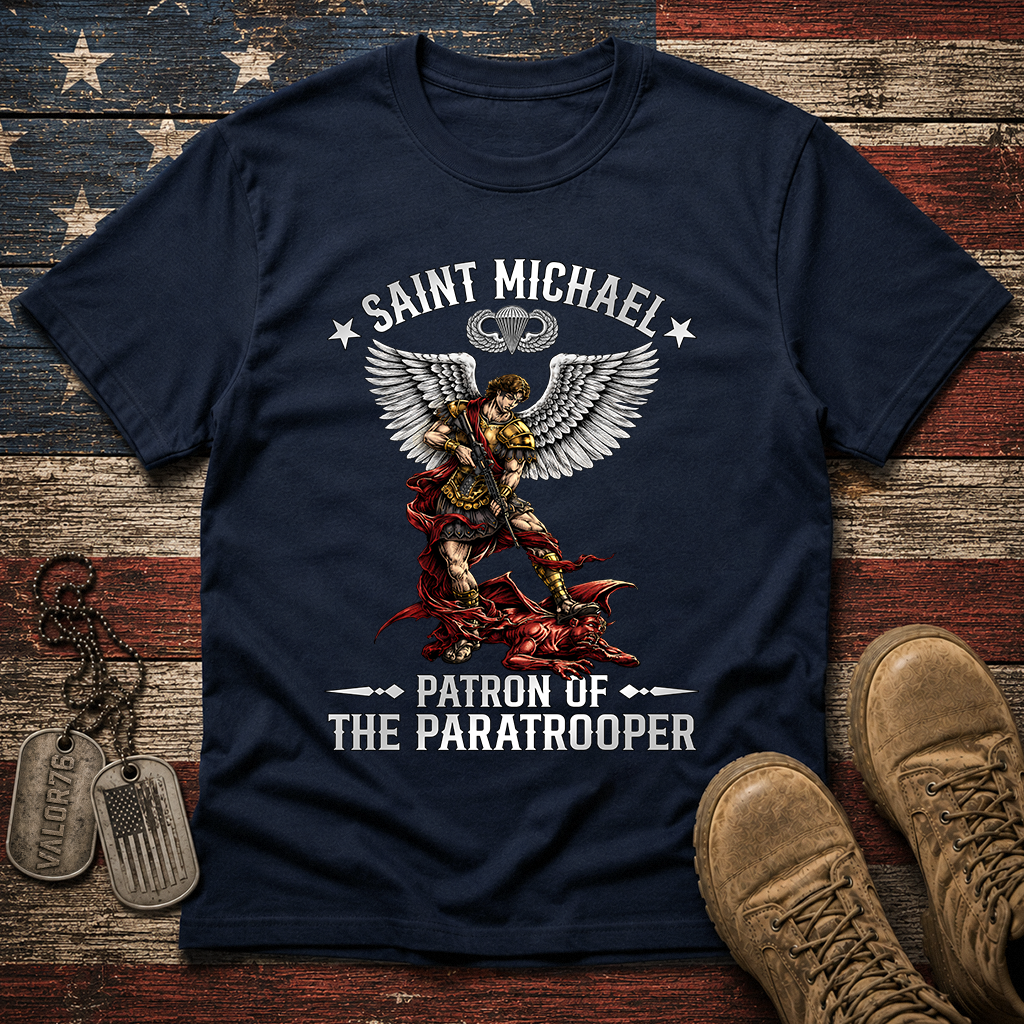 Saint Michael Patron Of Paratroopers Classic Tee