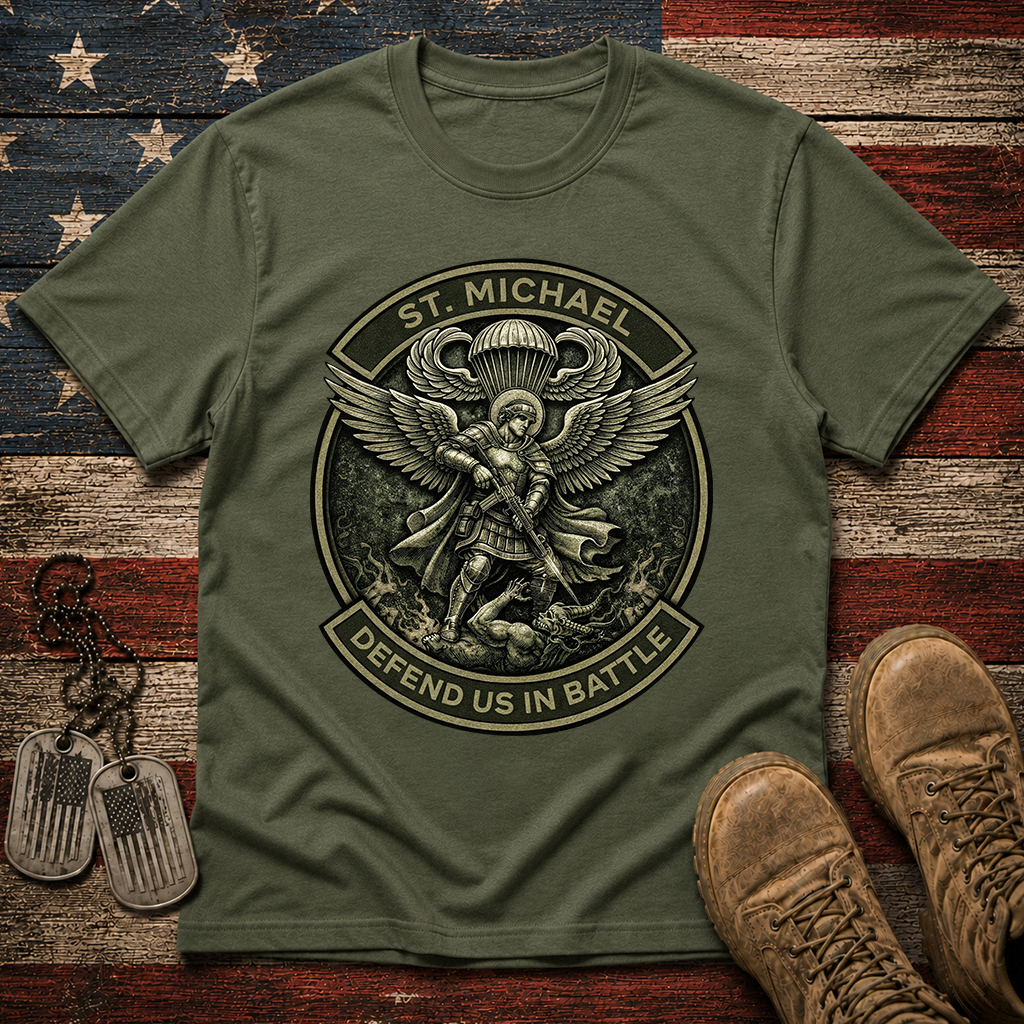 Airborne St Michael Patron Classic Tee