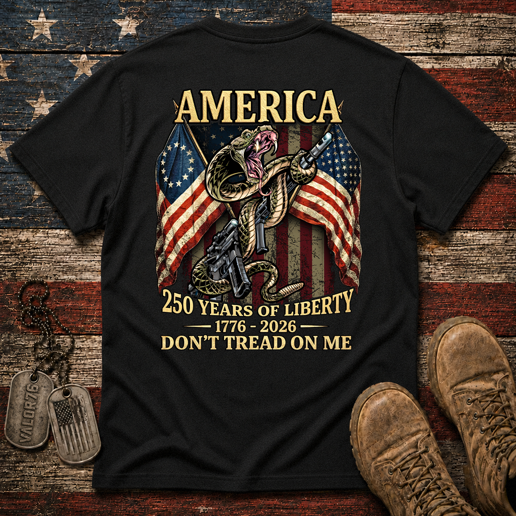 America 250 Years Of Liberty Don't Tread On Me Classic Tee