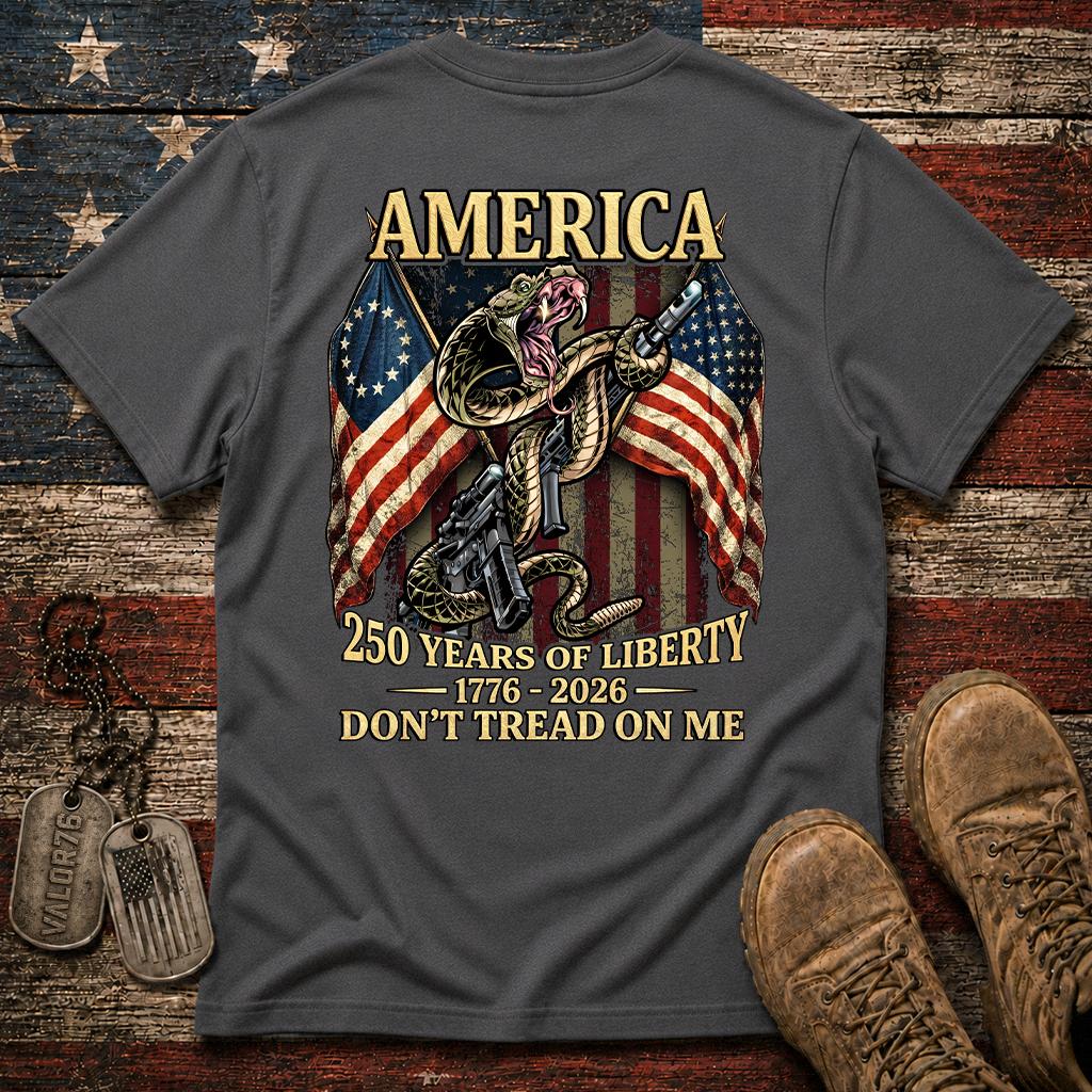 America 250 Years Of Liberty Don't Tread On Me Classic Tee
