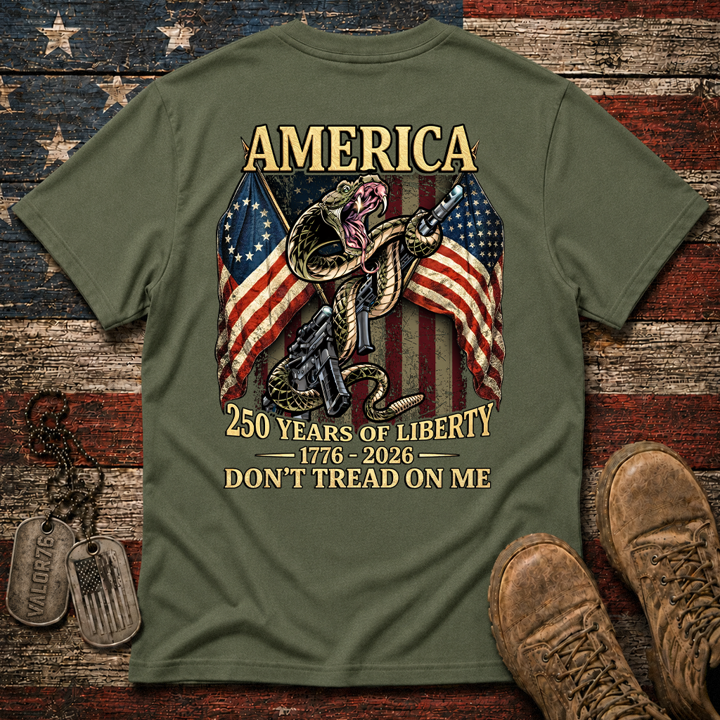 America 250 Years Of Liberty Don't Tread On Me Classic Tee