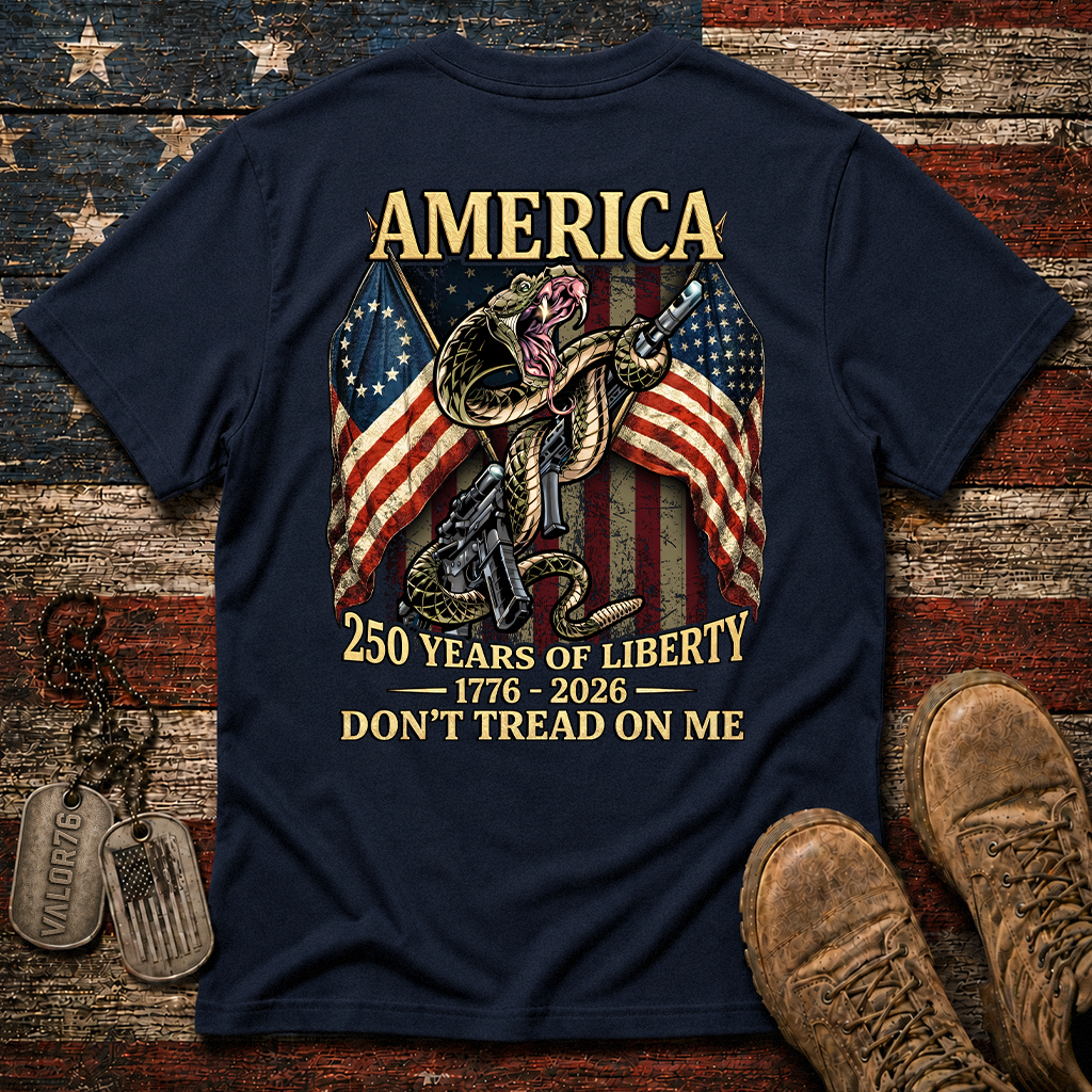 America 250 Years Of Liberty Don't Tread On Me Classic Tee