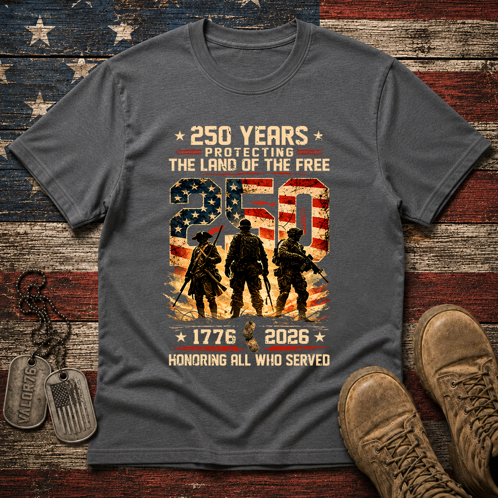 America 250 Years Honoring All Who Served Classic Tee