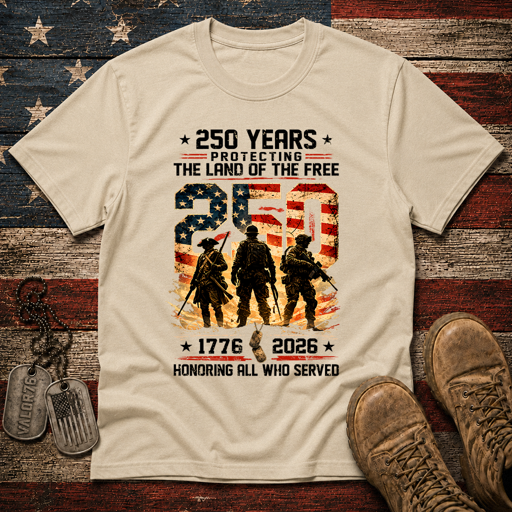 America 250 Years Honoring All Who Served Classic Tee
