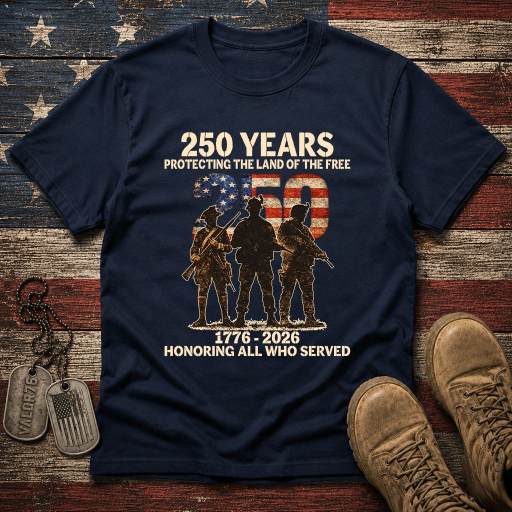 250 Years Honoring All Who Served Classic Tee