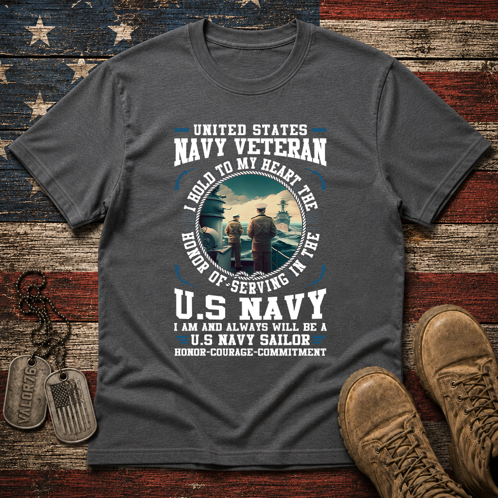 Navy Sailor Honor Courage Commitment Classic Tee