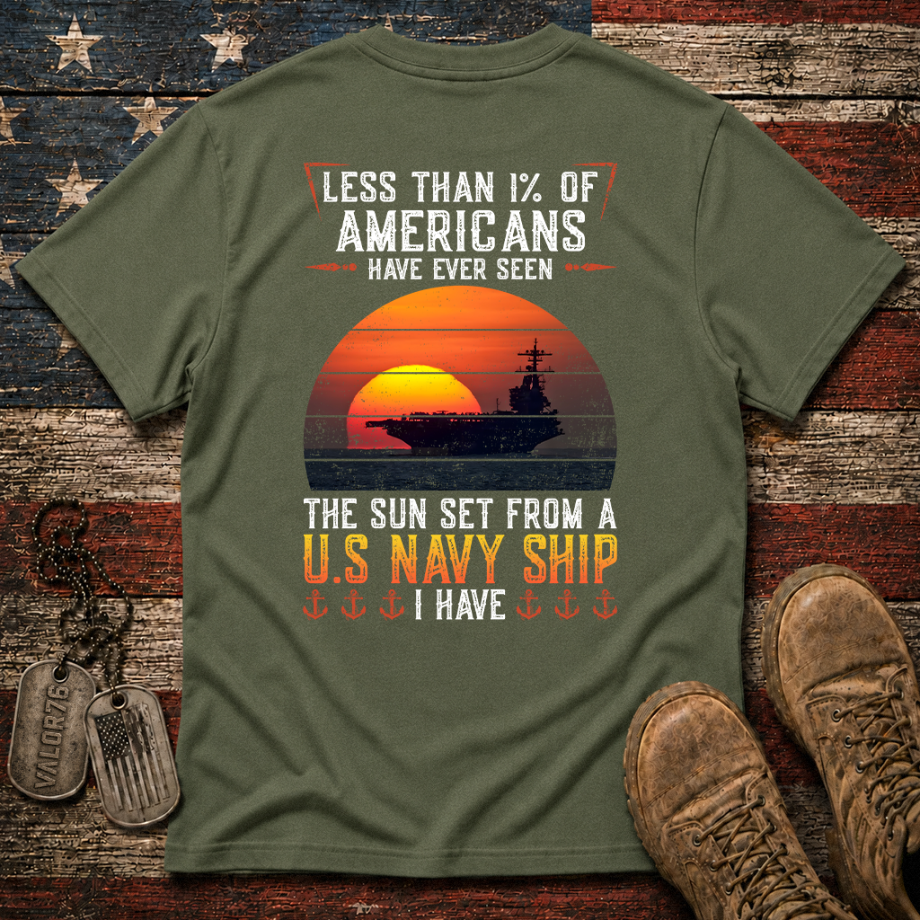 Have Ever Seen Sunset From Navy Ship Classic Tee