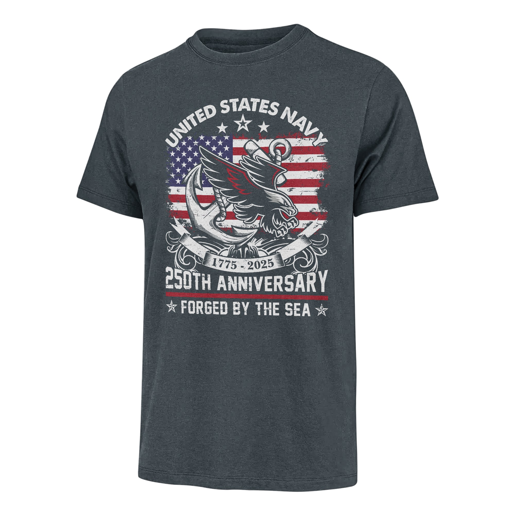 Navy 250th Anniversary Classic T-shirt
