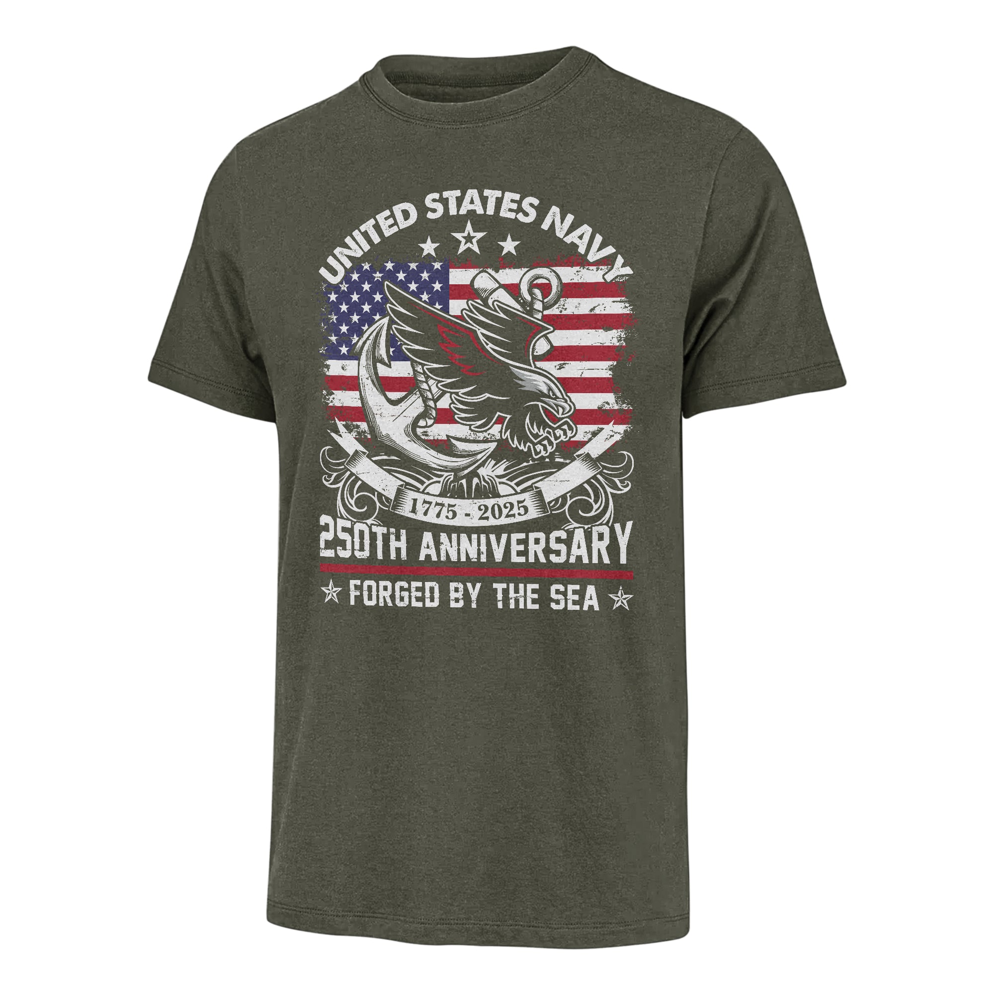 Navy 250th Anniversary Classic T-shirt