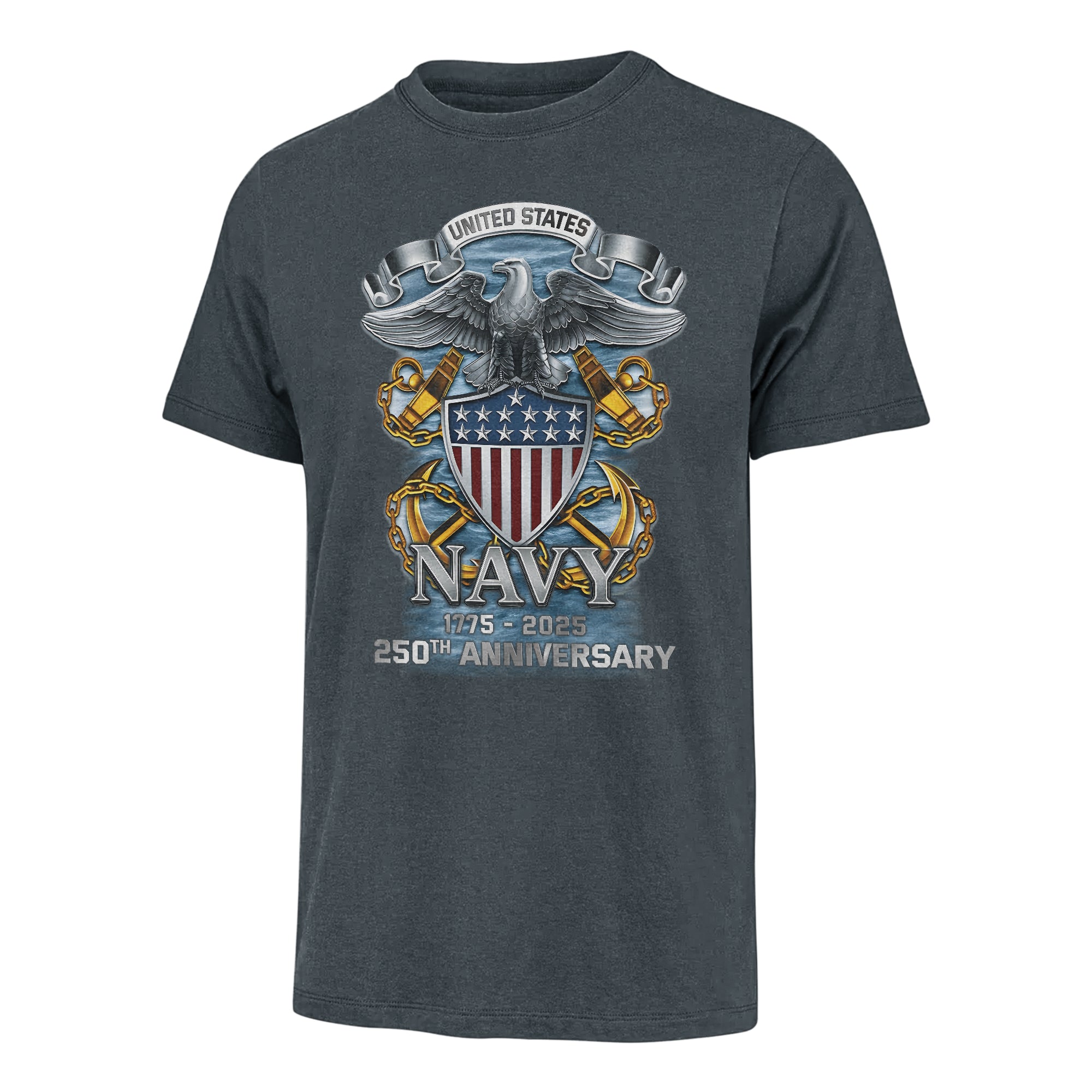 Navy 250th Anniversary Classic T-shirt