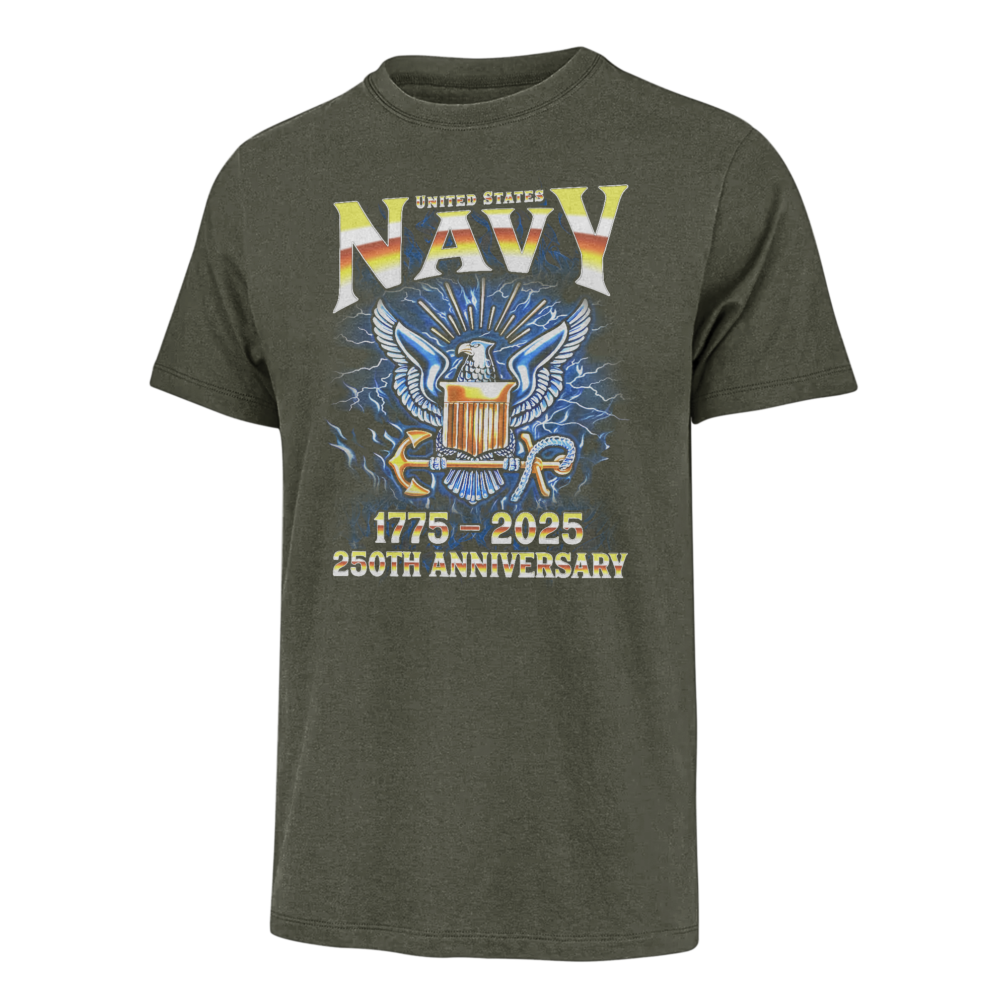 Navy 250th Anniversary Classic T-shirt