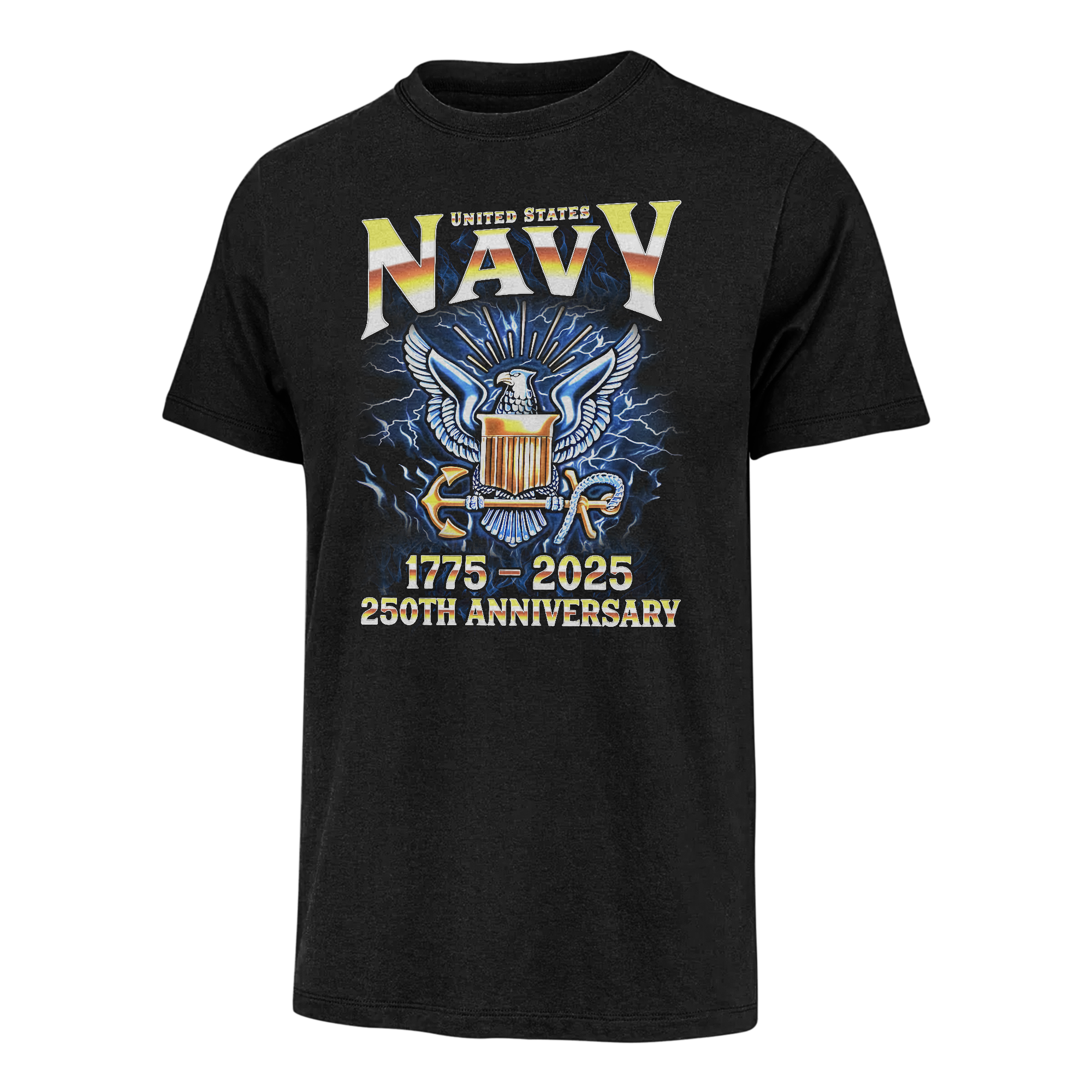 Navy 250th Anniversary Classic T-shirt