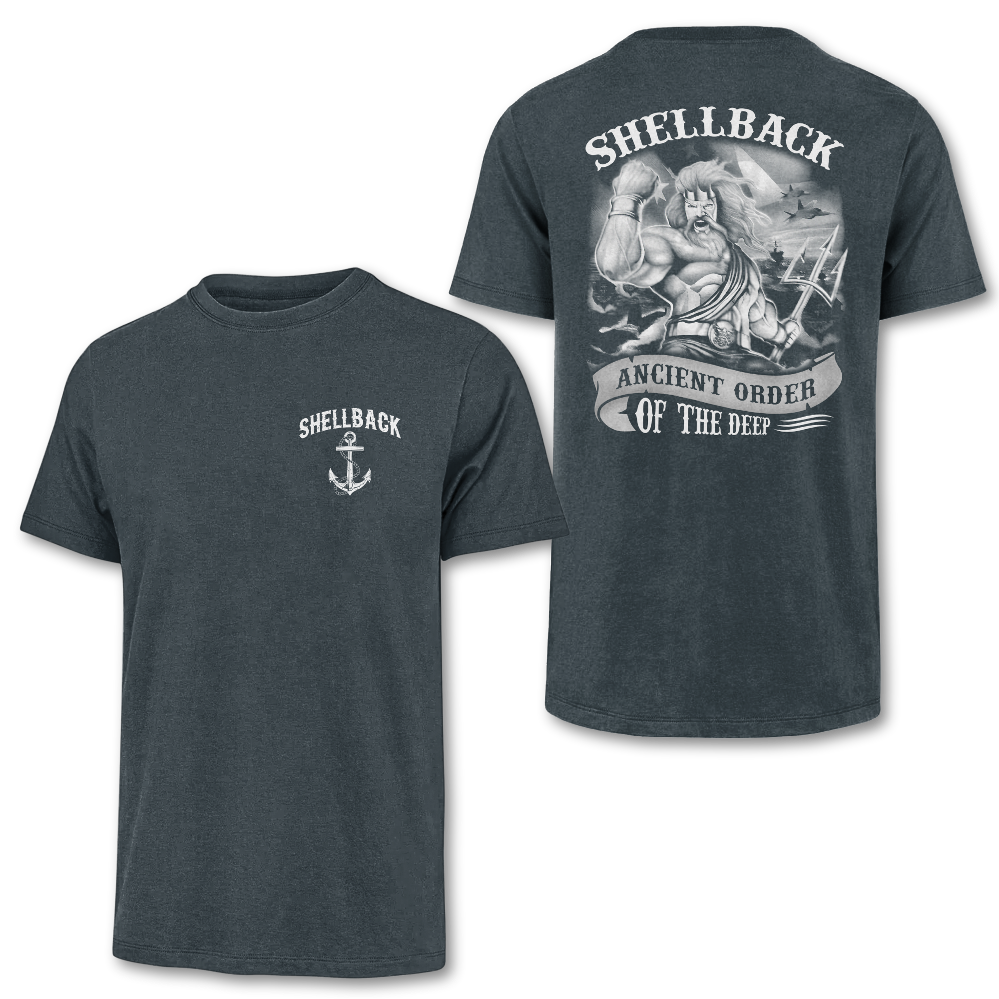 Shellback Ancient Order Of The Deep Double Side Classic T-shirt