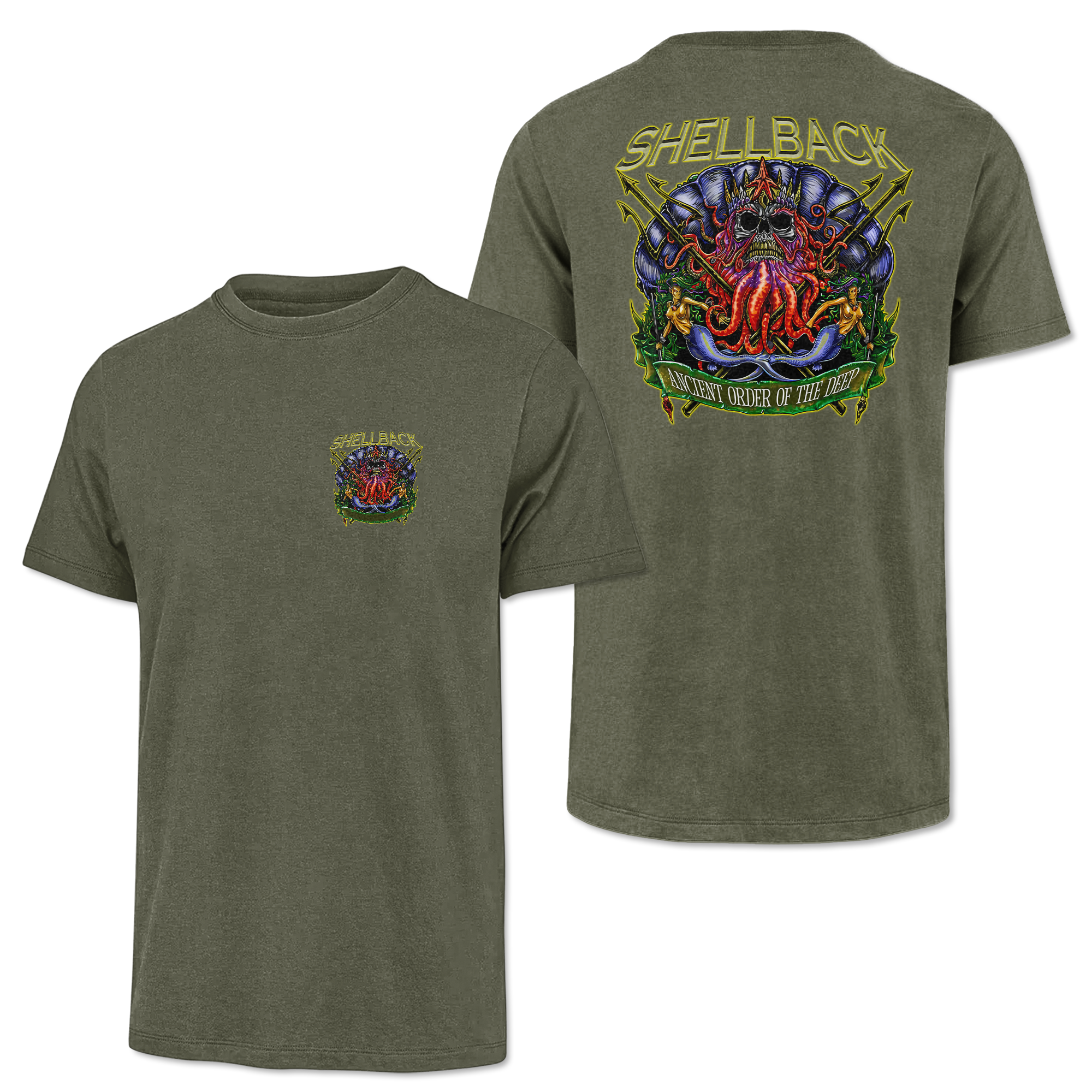 Shellback Ancient Order Of The Deep Classic Tee