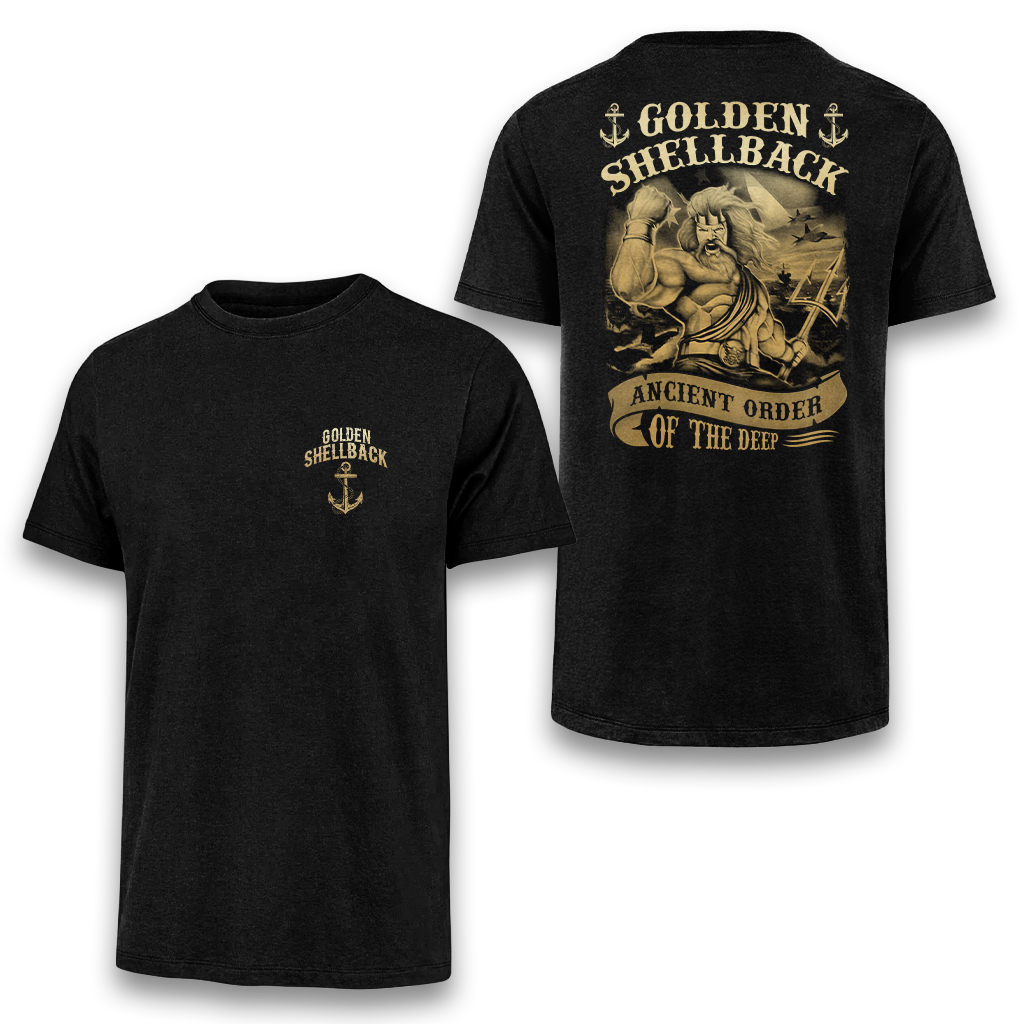 Golden Shellback Ancient Order Of The Deep Classic Tee