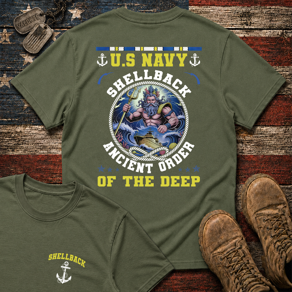 Shellback Ancient Order Of The Deep Classic Tee