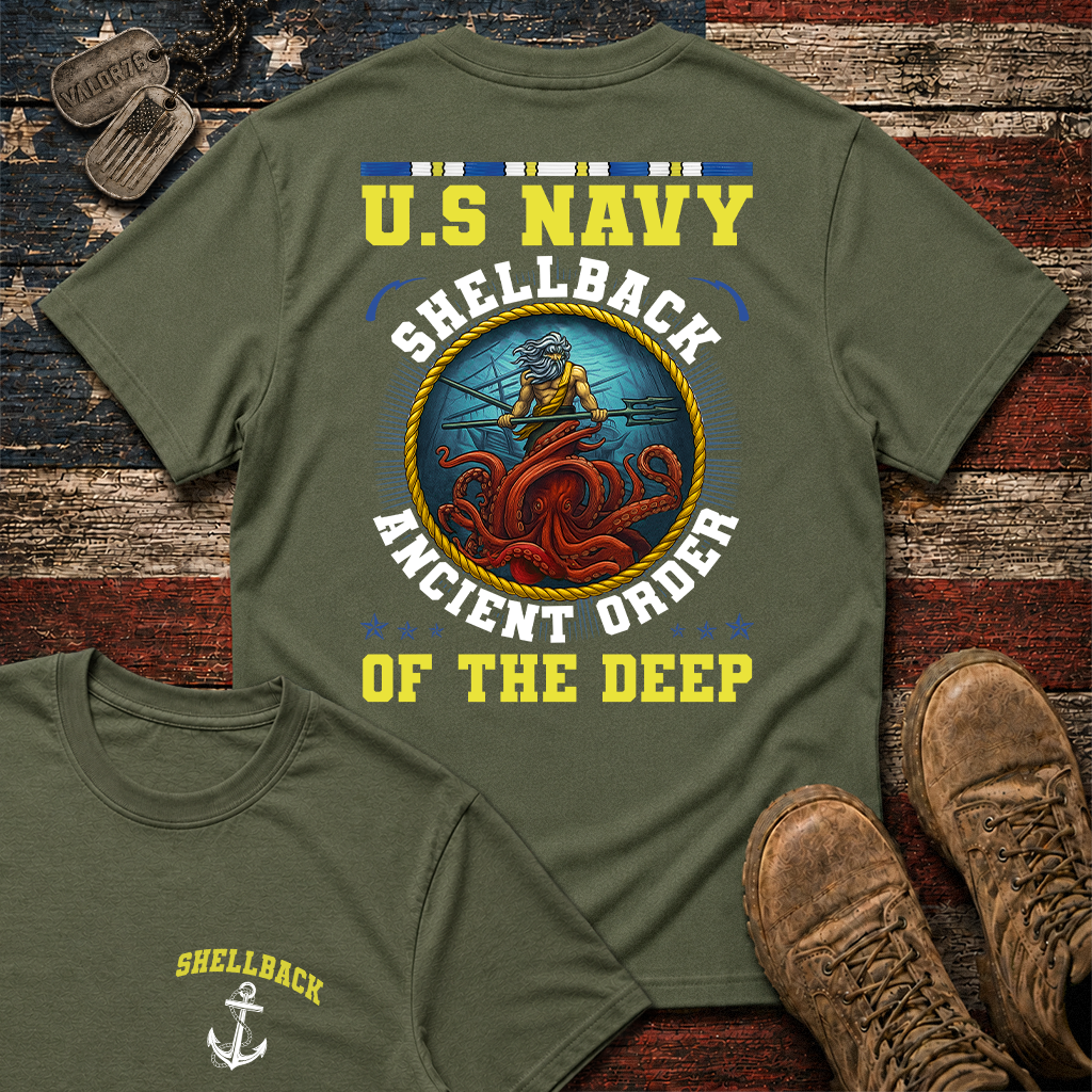 Shellback Ancient Order Of The Deep Classic Tee