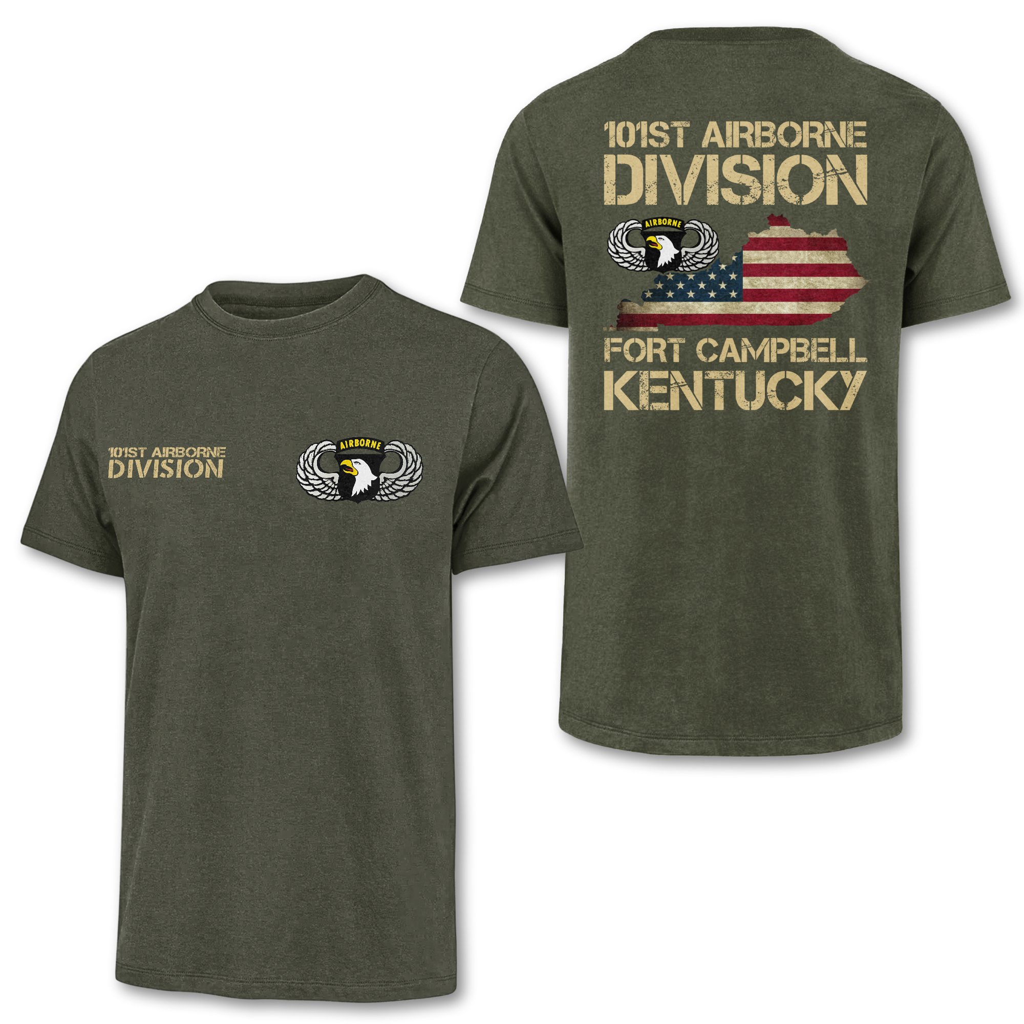 101st Airborne Division Double Side Classic T-shirt