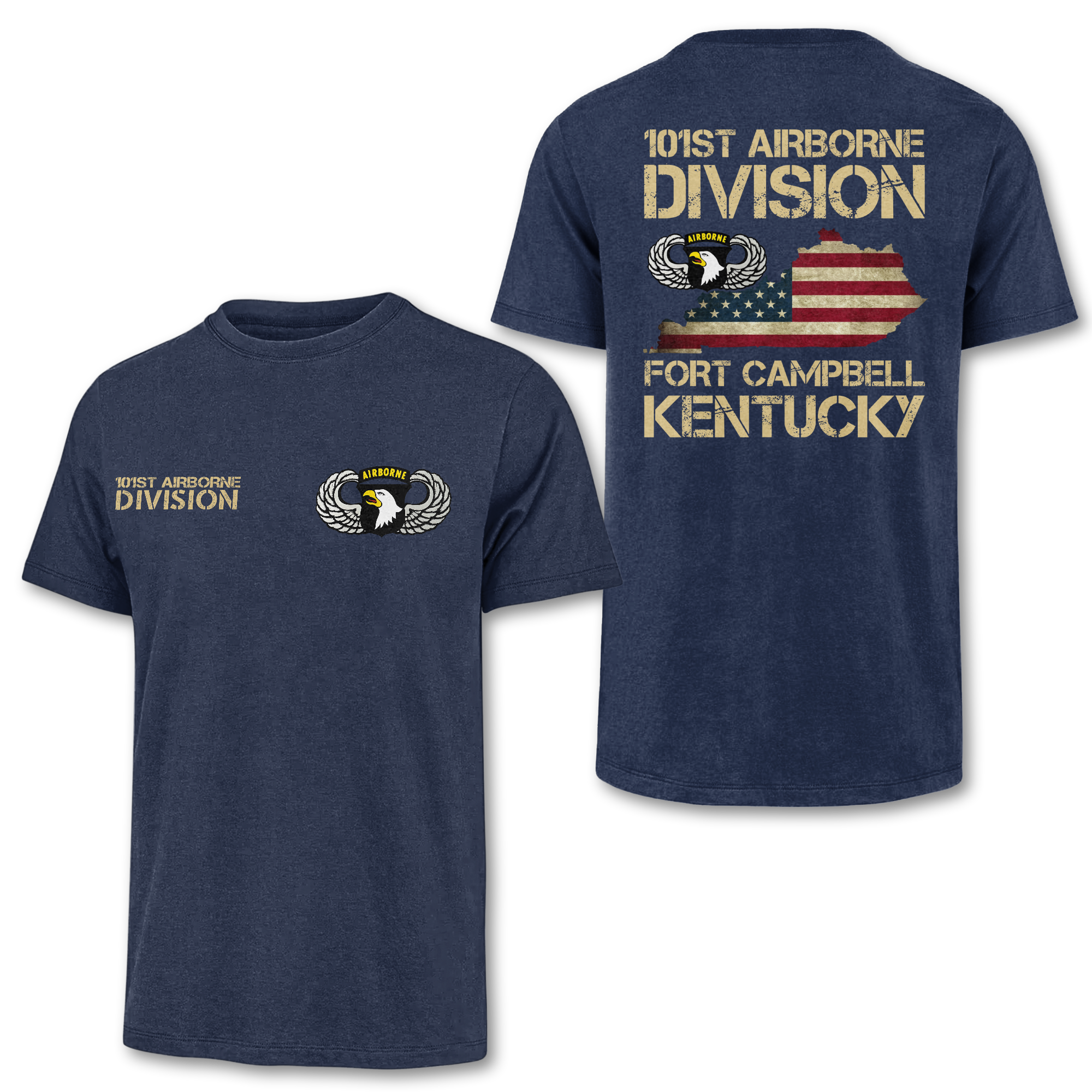 101st Airborne Division Double Side Classic T-shirt
