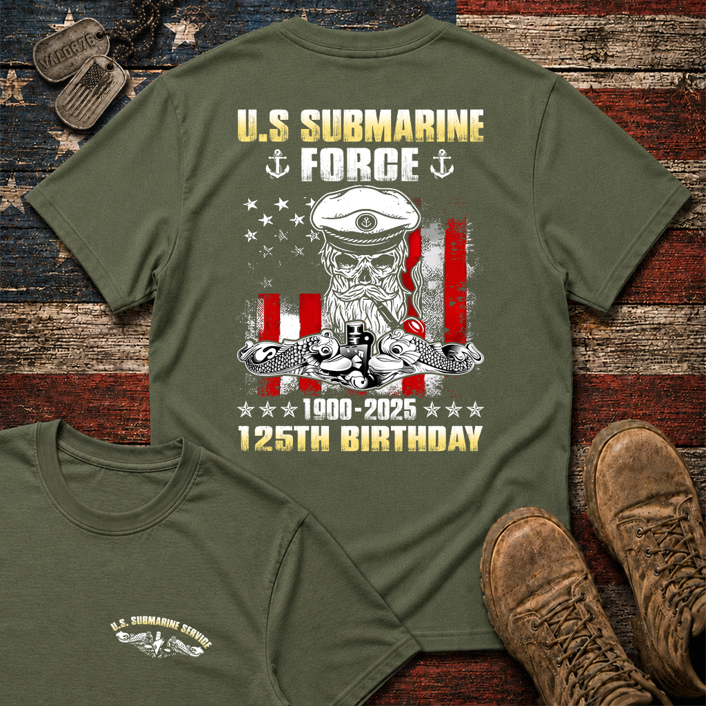 Navy Submarine 125th Birthday Classic Tee