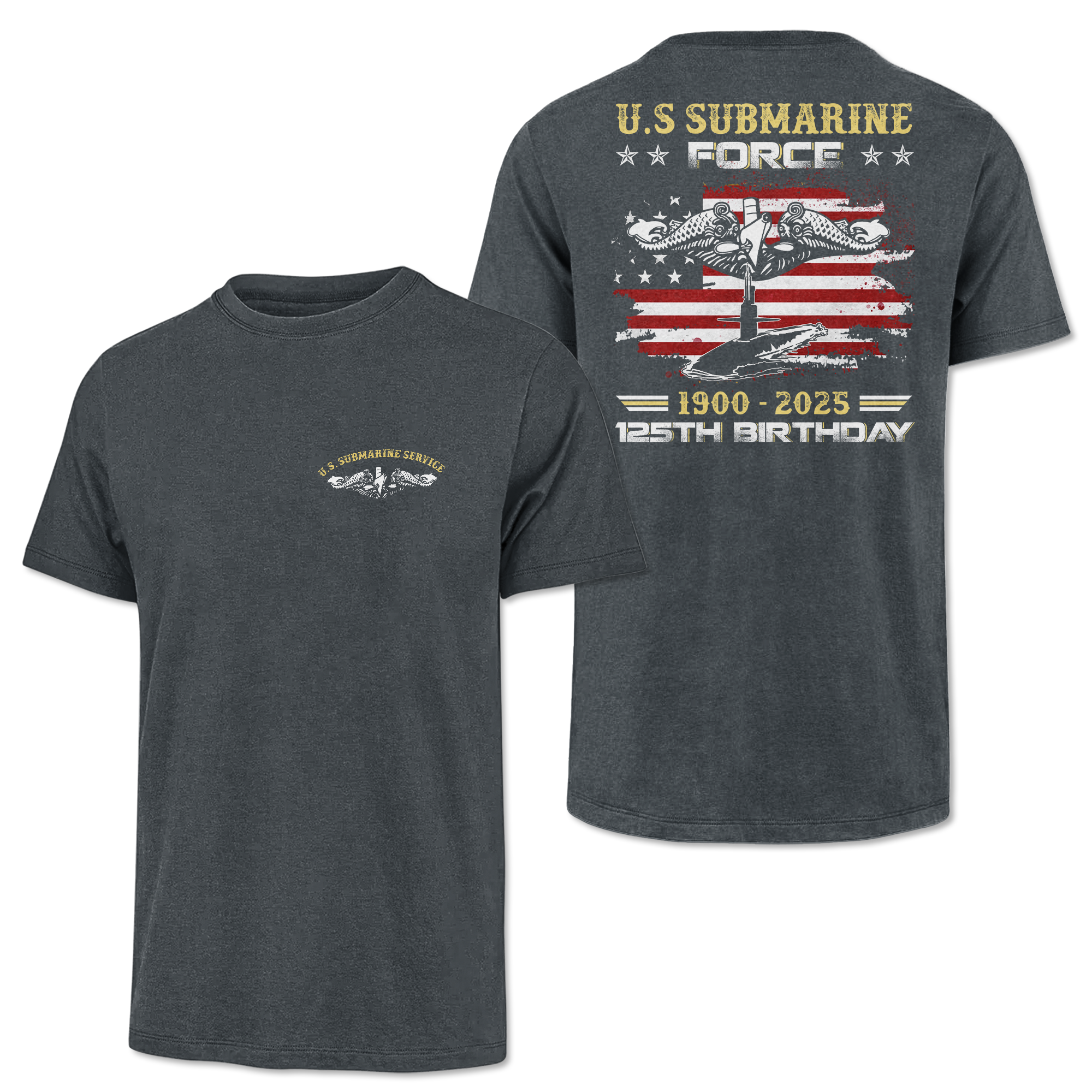 Navy Submarine 125th Birthday Classic Tee