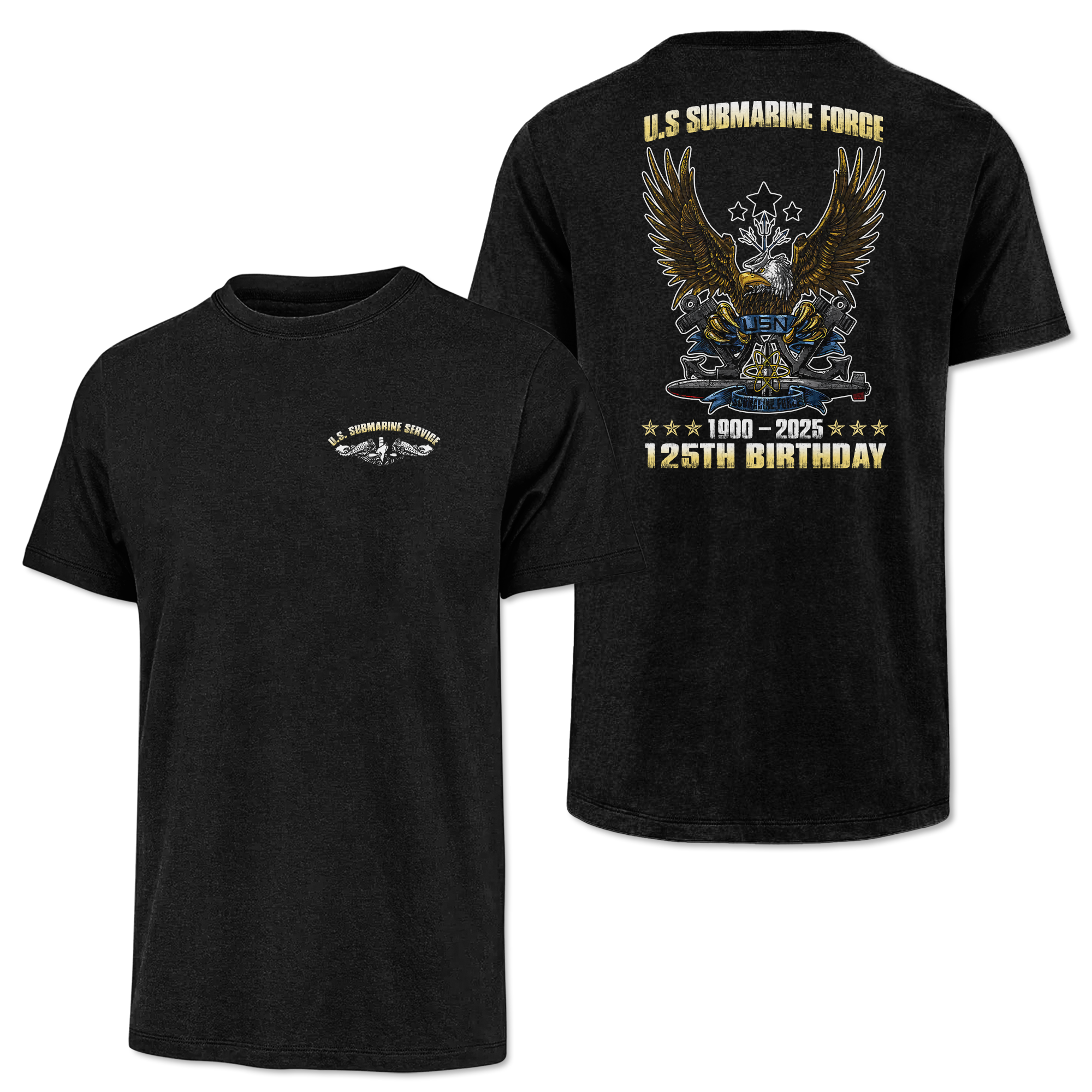 Navy Submarine 125th Birthday Classic Tee