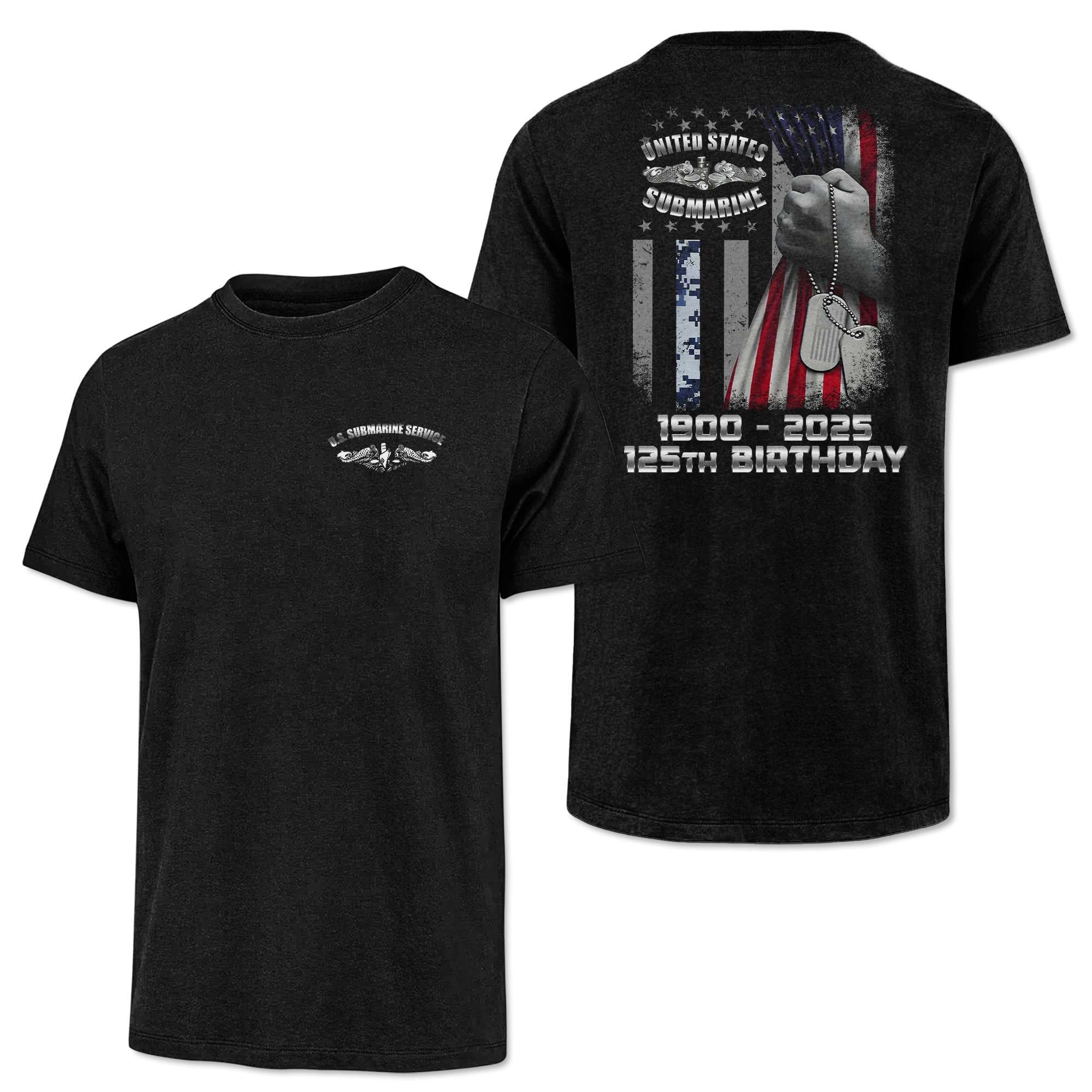 Navy Submarine 125th Birthday Classic Tee