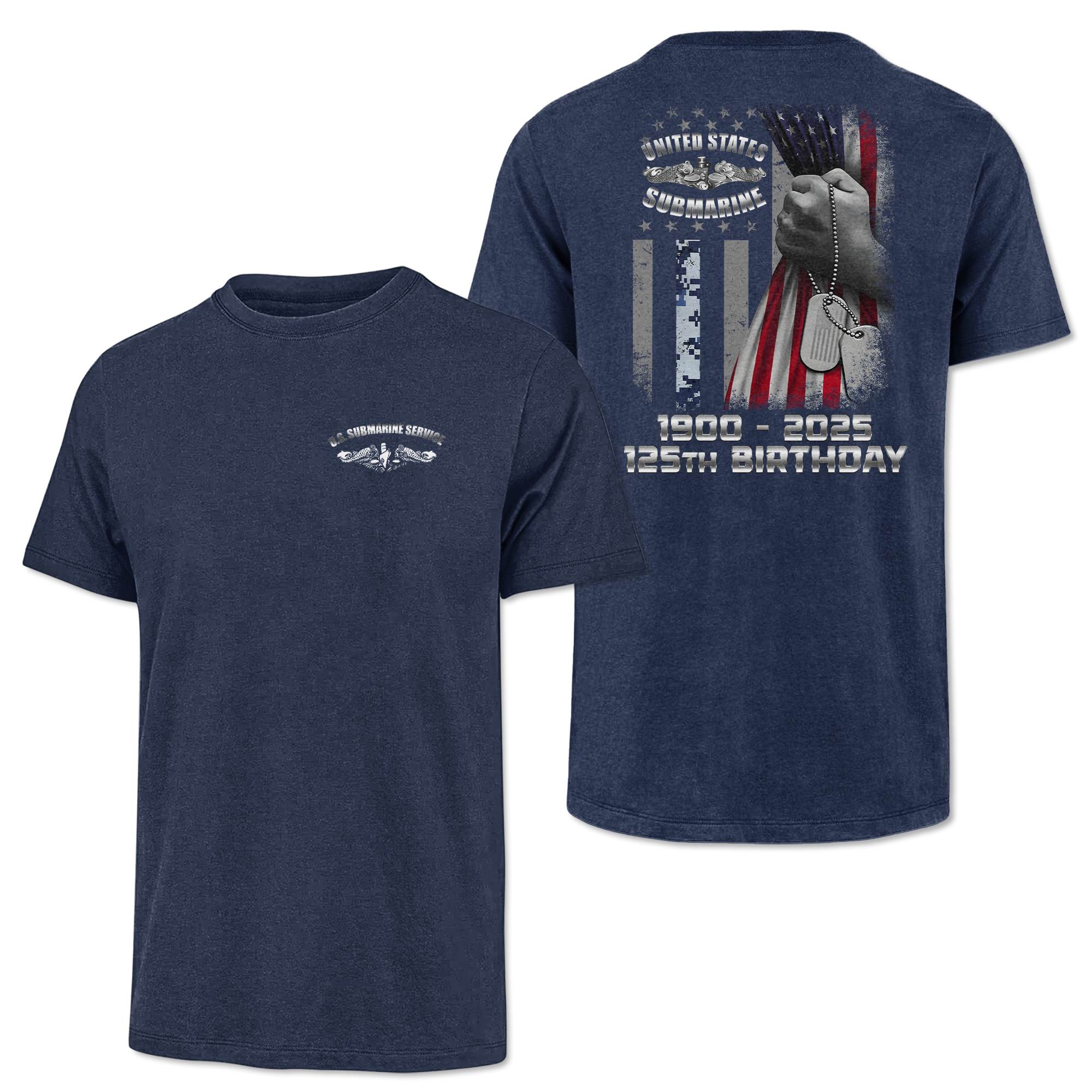 Navy Submarine 125th Birthday Classic Tee