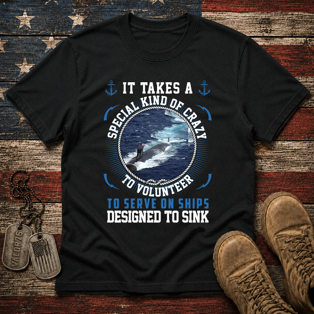 Navy Submarine Classic Tee