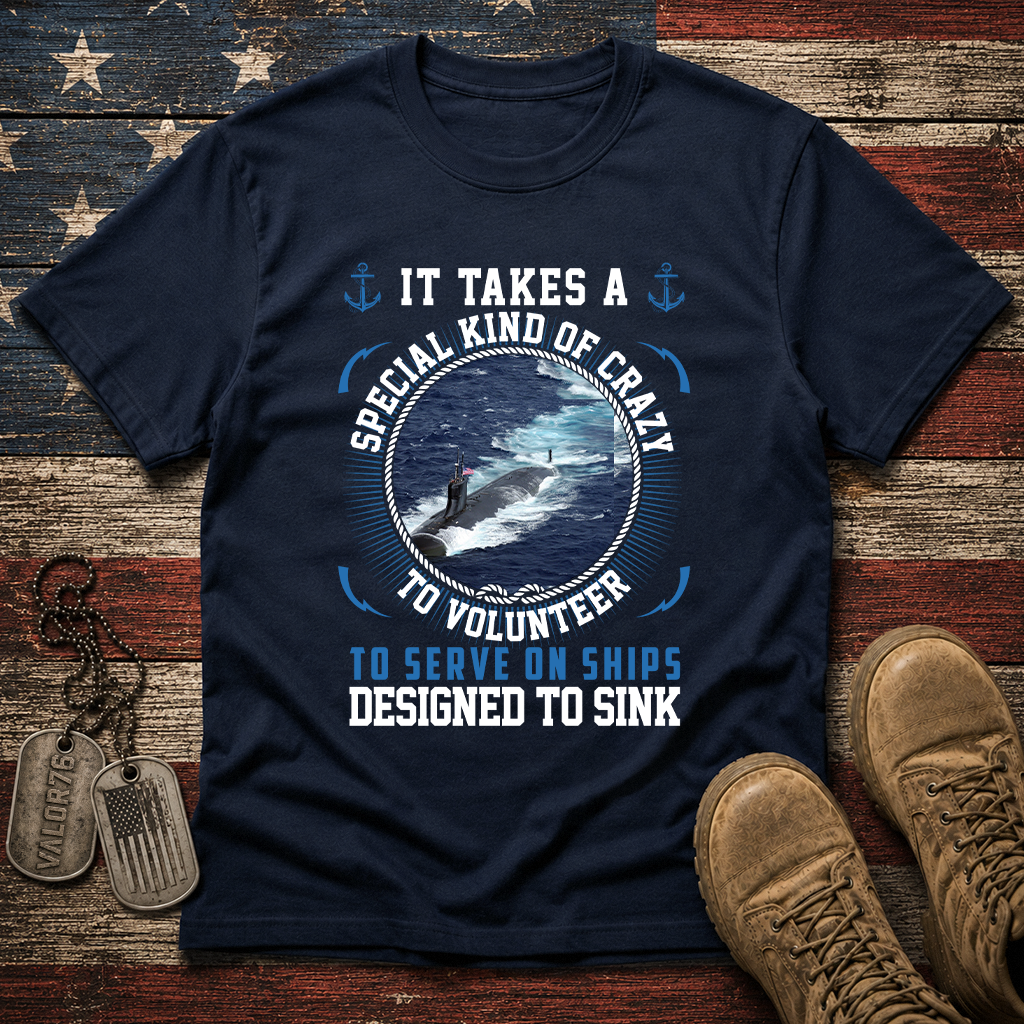 Navy Submarine Classic Tee